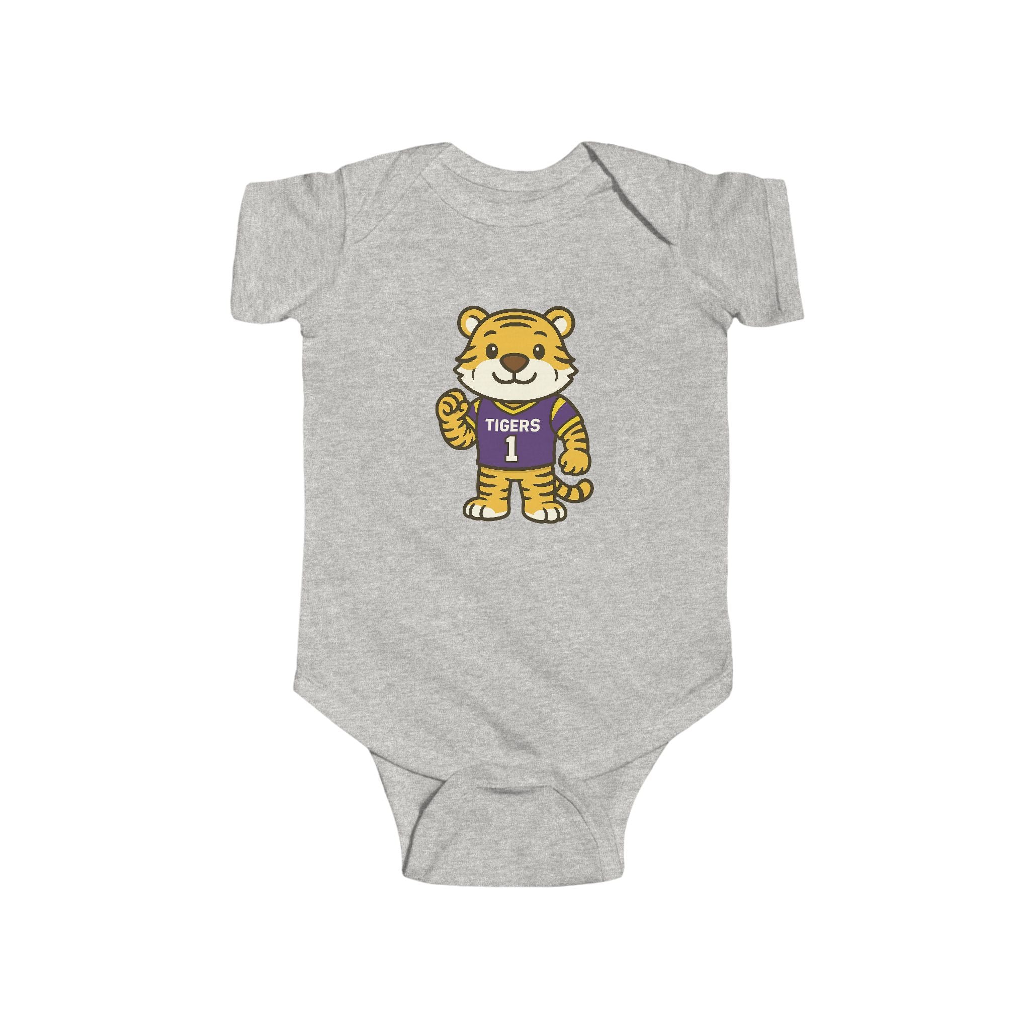 Tigers Baby Bodysuit  (NB-24M) | Louisiana Football Infant Jersey Onesie | Geaux Football Baby Shower Gift | Toddler Apparel
