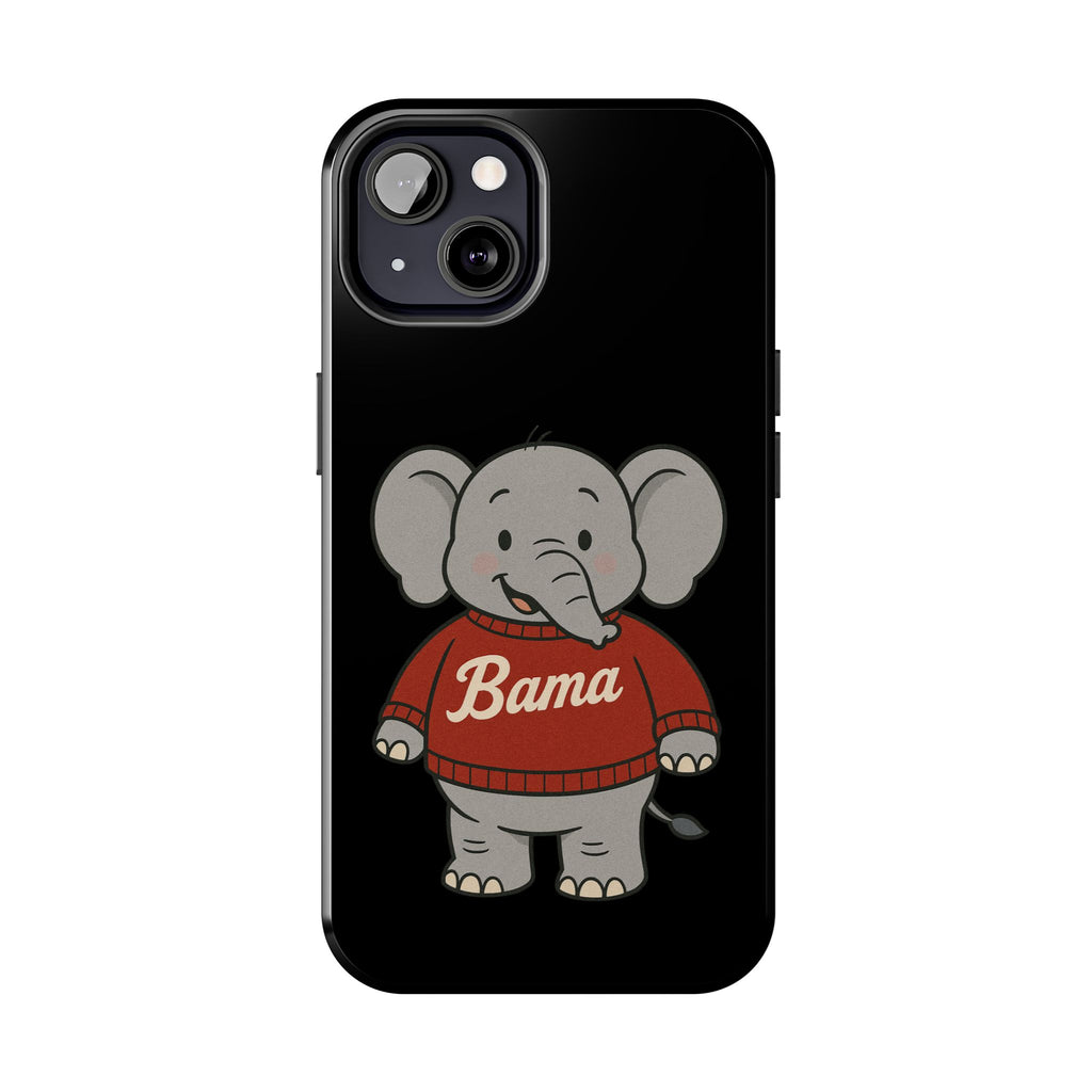 Alabama Elephant Tough Phone Case | Perfect for Alabama Fans | Gift for College Students | College Merchandise | Bama Unique Phone Cover