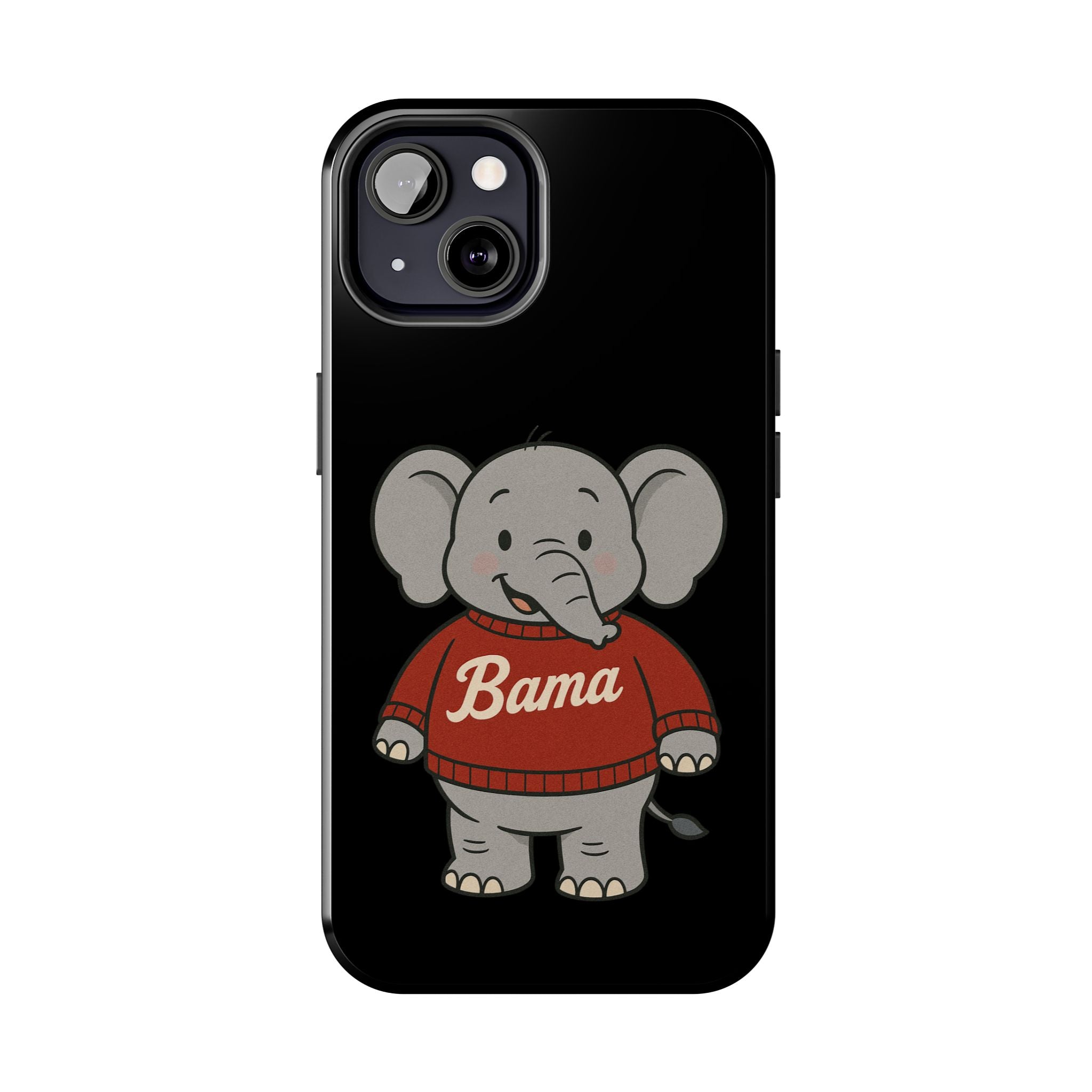 Alabama Elephant Tough Phone Case | Perfect for Alabama Fans | Gift for College Students | College Merchandise | Bama Unique Phone Cover