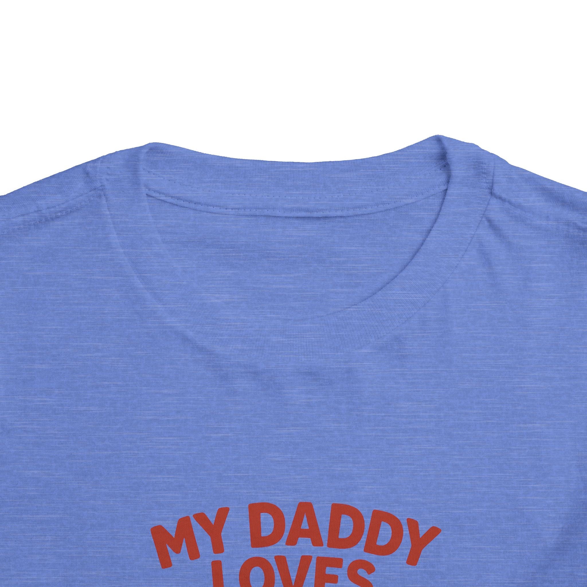 My Daddy Loves Bama Toddler Tee (2T-5T) |  Alabama Cute Kids' T-Shirt l Baby Shower Gift | Alabama Fan Apparel |Toddler Clothing