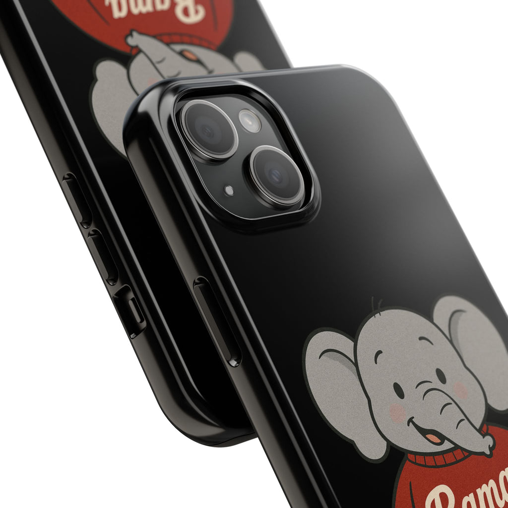 Alabama Elephant Tough Phone Case | Perfect for Alabama Fans | Gift for College Students | College Merchandise | Bama Unique Phone Cover