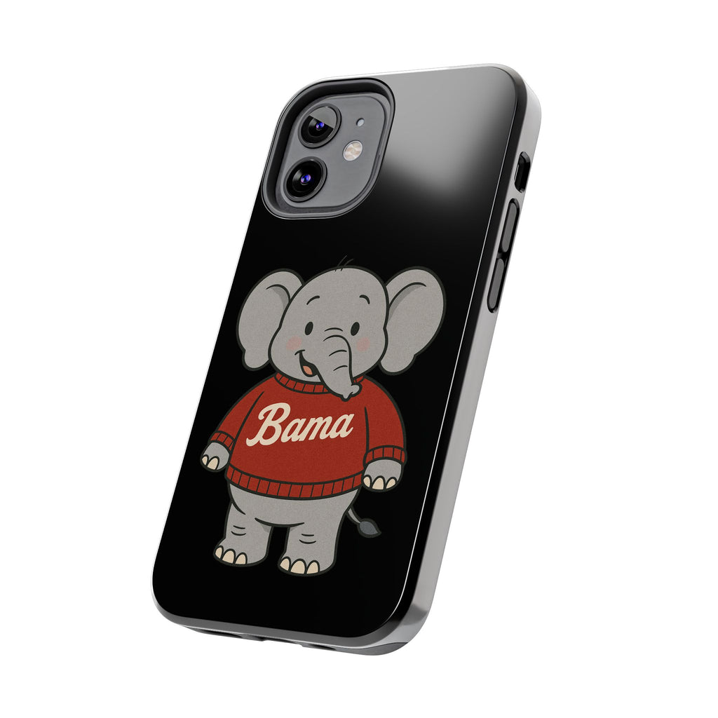 Alabama Elephant Tough Phone Case | Perfect for Alabama Fans | Gift for College Students | College Merchandise | Bama Unique Phone Cover