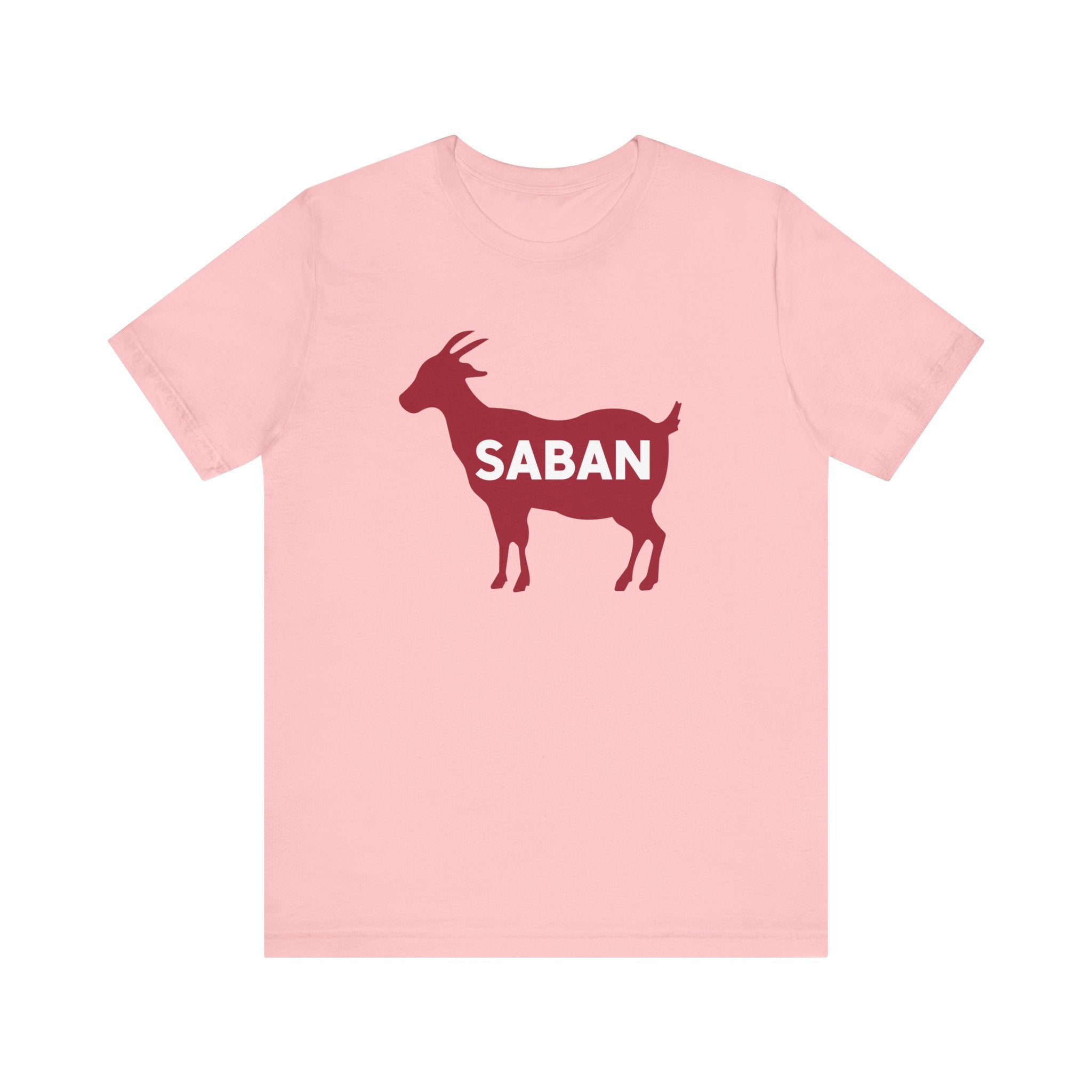 Saban Goat Unisex Jersey Tee, Casual Wear, Gift for Animal Lovers, Farm-Themed Fashion, Birthday or Holiday Gift