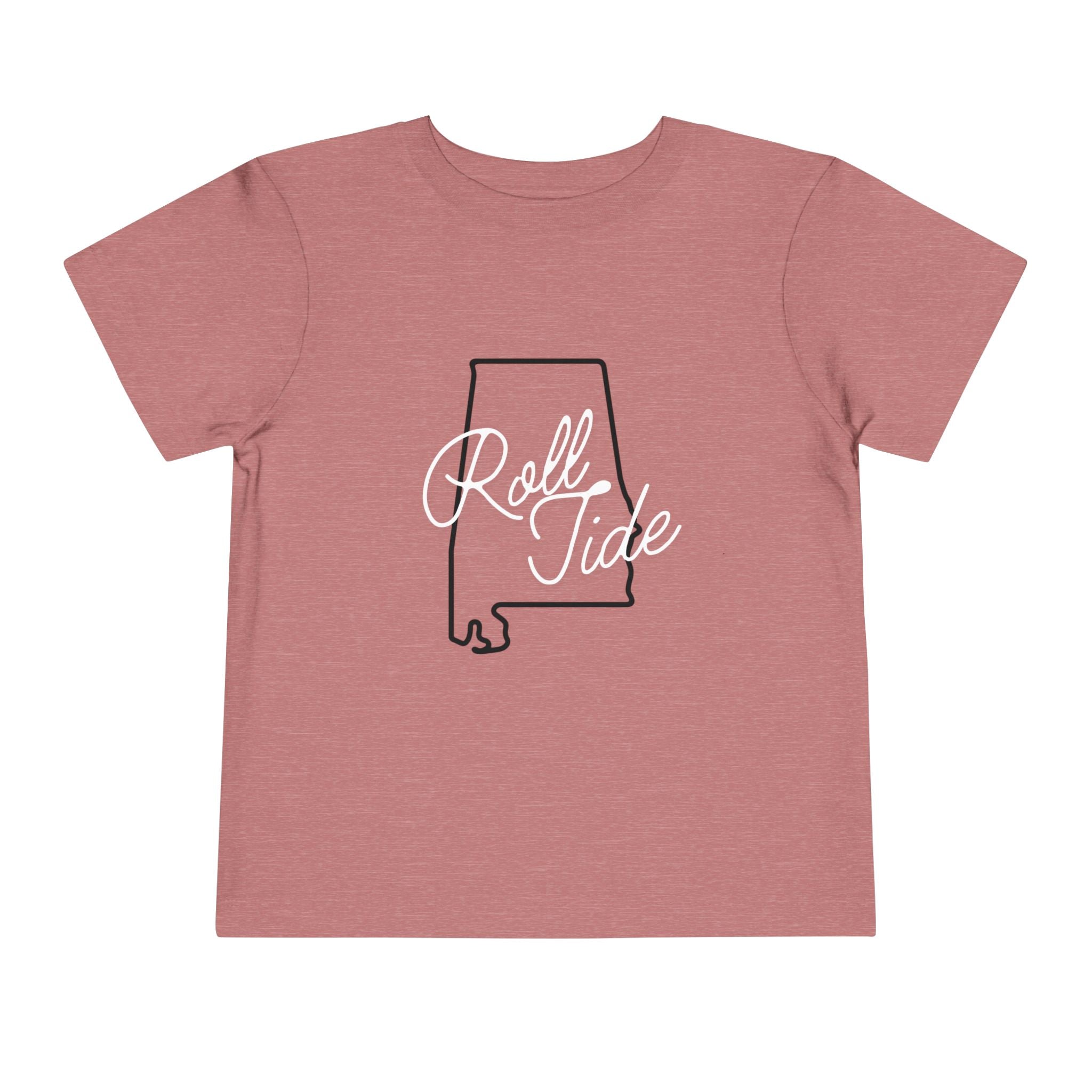 Alabama State Toddler Tee (2T-5T) | Cute Short Sleeve Bama Shirt |  Tide Shirt | Alabama Football Toddler Gift