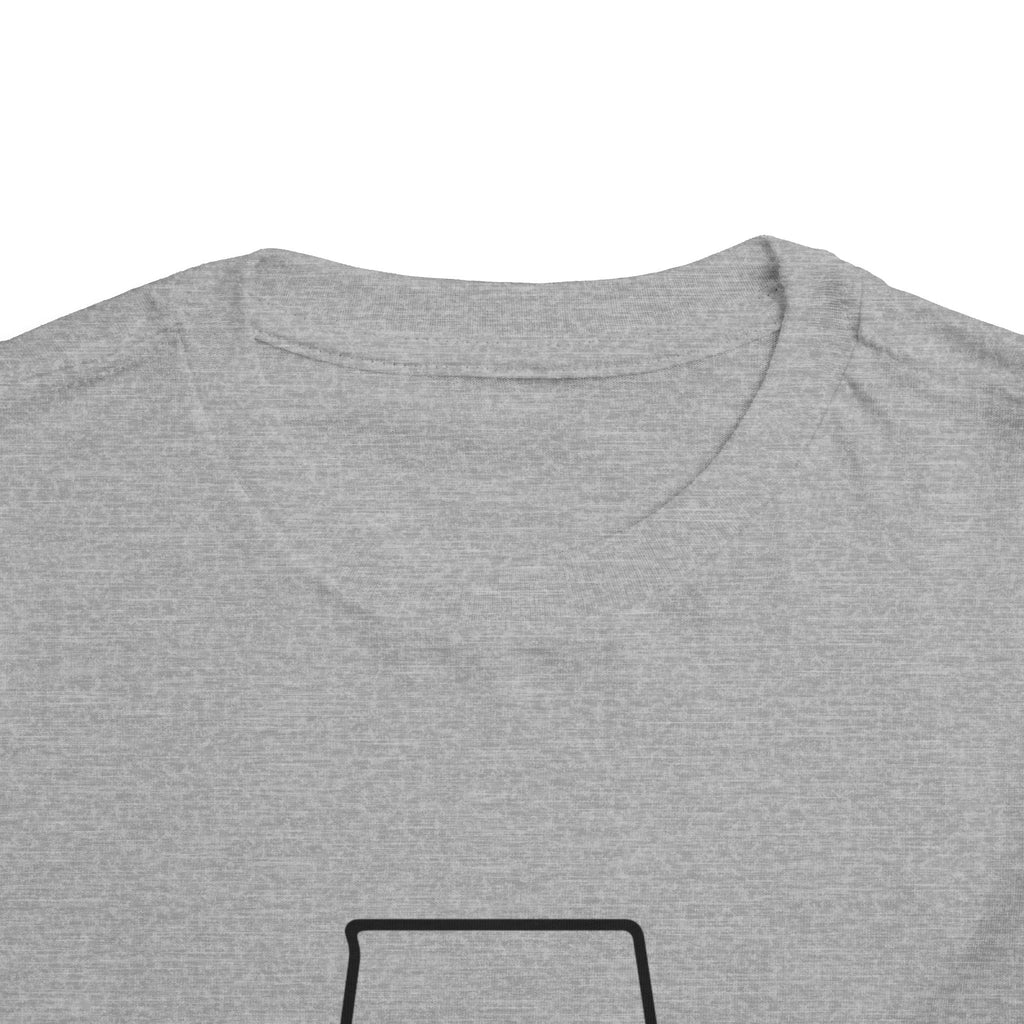Alabama State Toddler Tee (2T-5T) | Cute Short Sleeve Bama Shirt |  Tide Shirt | Alabama Football Toddler Gift