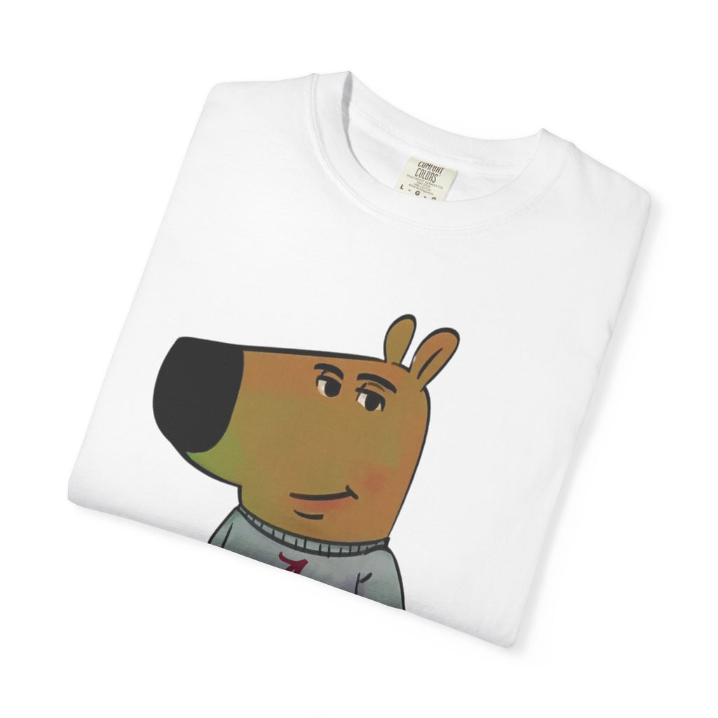 Alabama Chill Guy Shirt | College Football Character Tee | Unisex Cotton T-Shirt | Cartoon Graphic Shirt | Gift for Dog Lovers