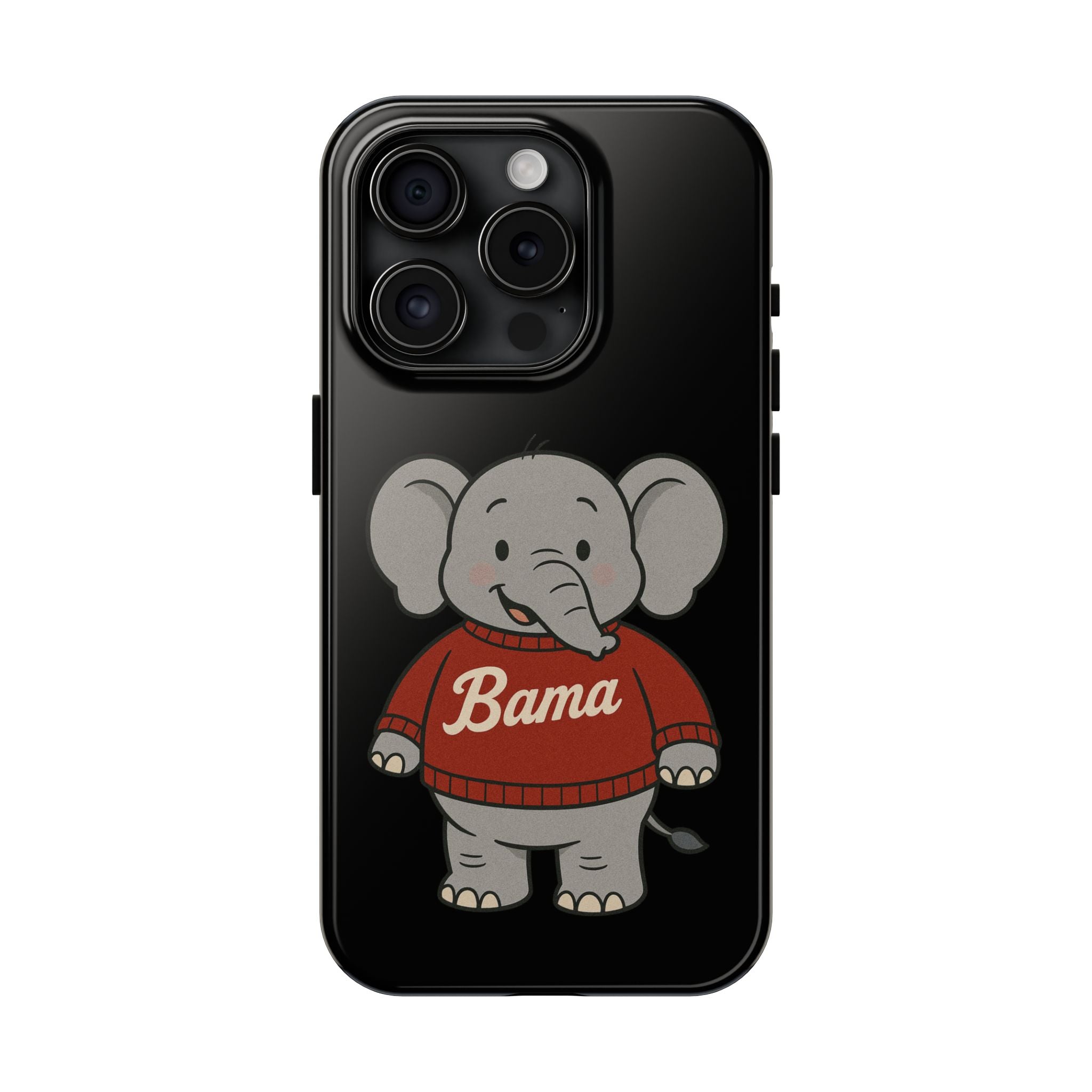 Alabama Elephant Tough Phone Case | Perfect for Alabama Fans | Gift for College Students | College Merchandise | Bama Unique Phone Cover