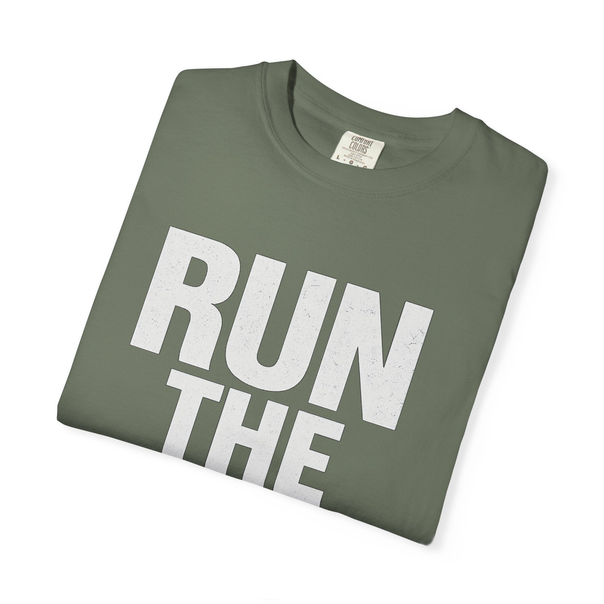 Run the Damn Ball Shirt | Funny Football Game Day T-Shirt | Offensive Line Coach Gift | Tailgate Apparel Comfort Colors