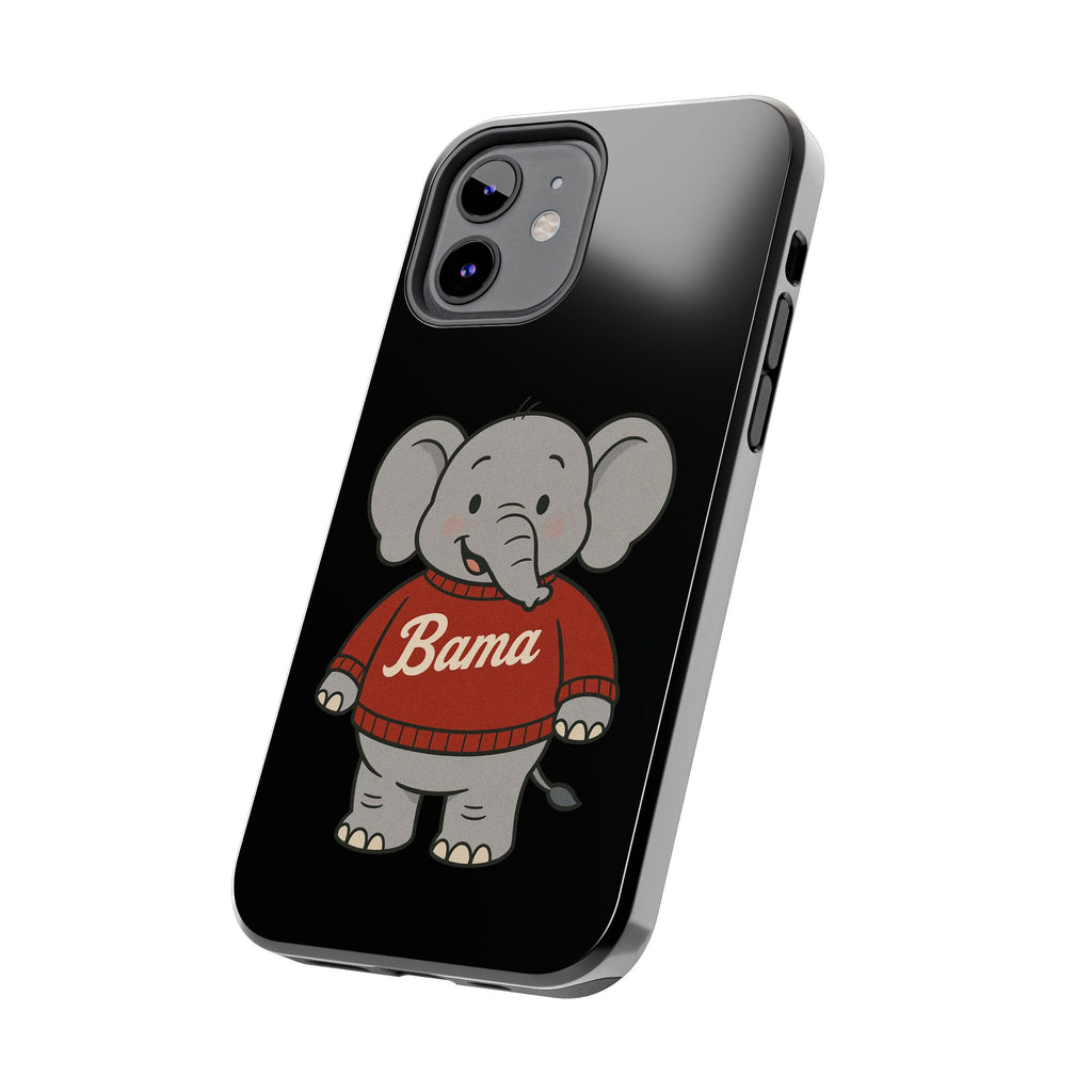 Alabama Elephant Tough Phone Case | Perfect for Alabama Fans | Gift for College Students | College Merchandise | Bama Unique Phone Cover