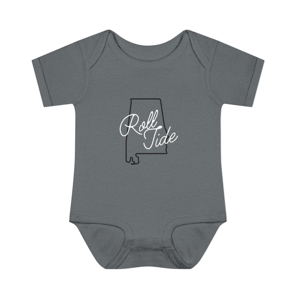 Adorable Alabama Baby Bodysuit (NB-24M)| Cute Infant Outfit for Newborns | Perfect Tide Gift for Baby Showers | Tide Baby Clothes