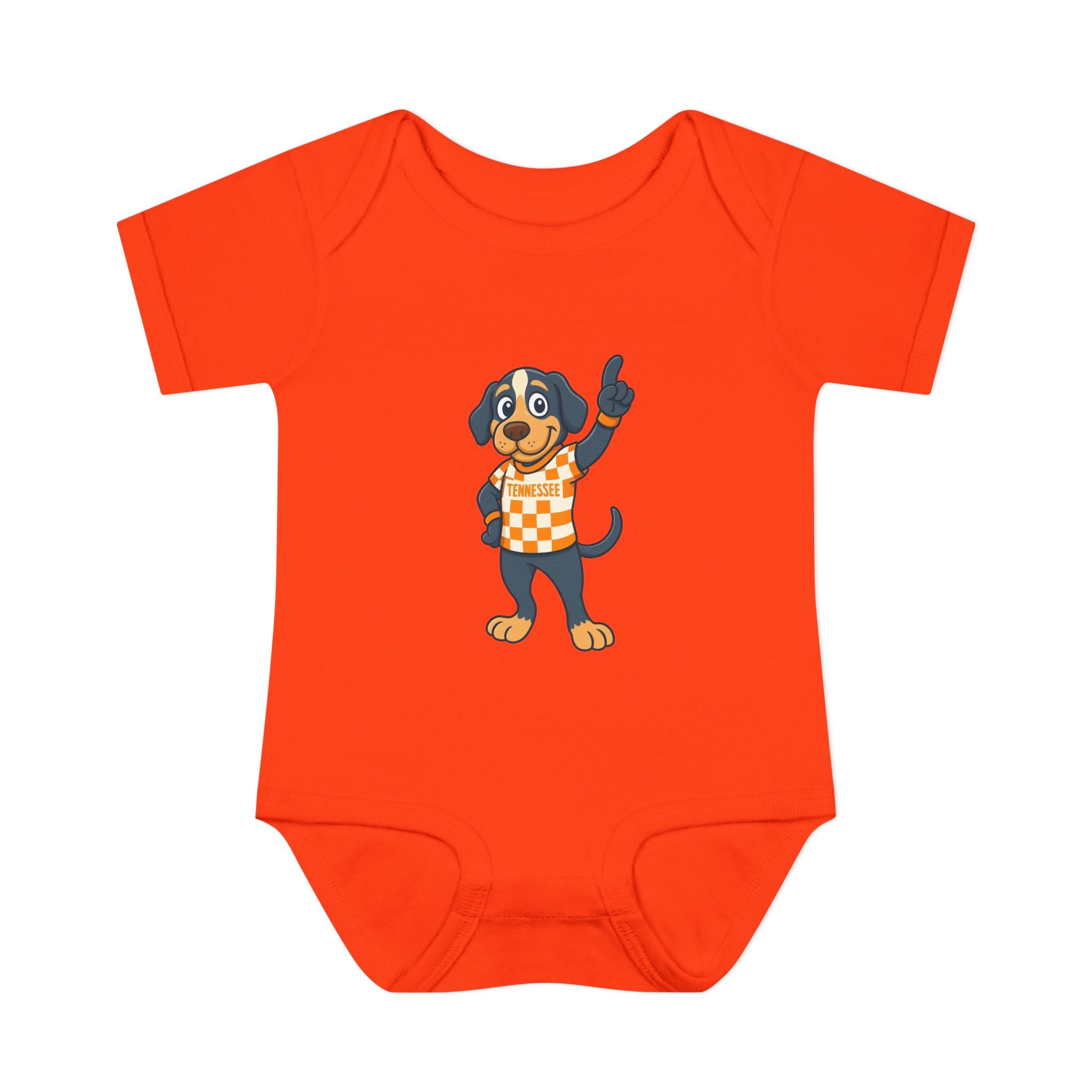 Tennesse Dog Infant Bodysuit (NB-24M) Orange| Cute Baby Outfit | Newborn Gift | Baby Shower Gift for Tennessee Football Fans