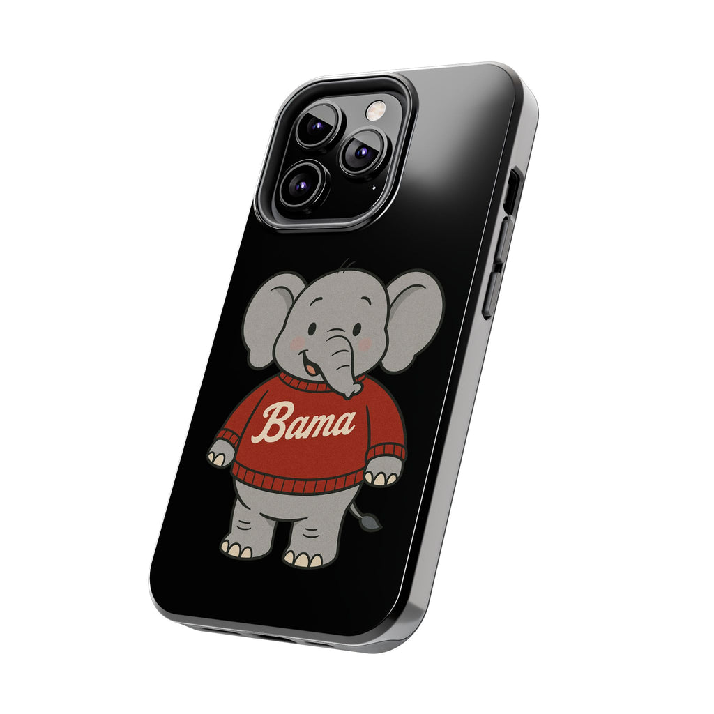 Alabama Elephant Tough Phone Case | Perfect for Alabama Fans | Gift for College Students | College Merchandise | Bama Unique Phone Cover