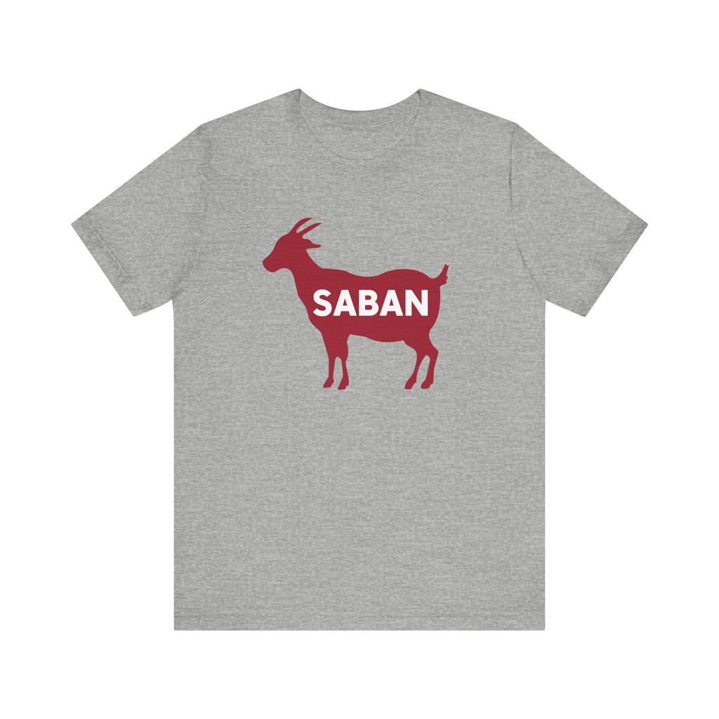 Saban Goat Unisex Jersey Tee, Casual Wear, Gift for Animal Lovers, Farm-Themed Fashion, Birthday or Holiday Gift
