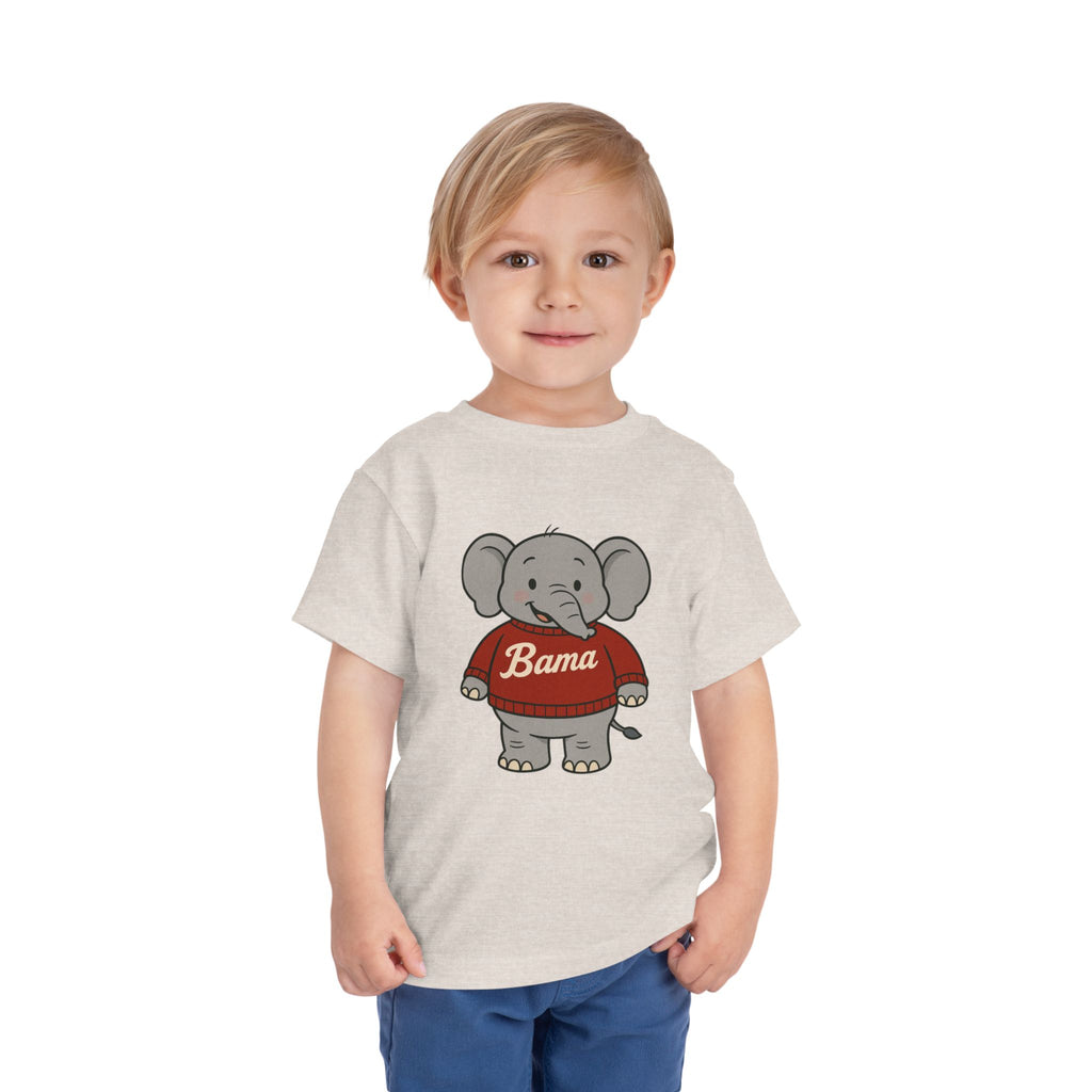 Alabama Elephant Toddler Tee (2T-5T) | Cute Baby Shirt | Children's Apparel |  Birthday Gift | Baby Shower Present