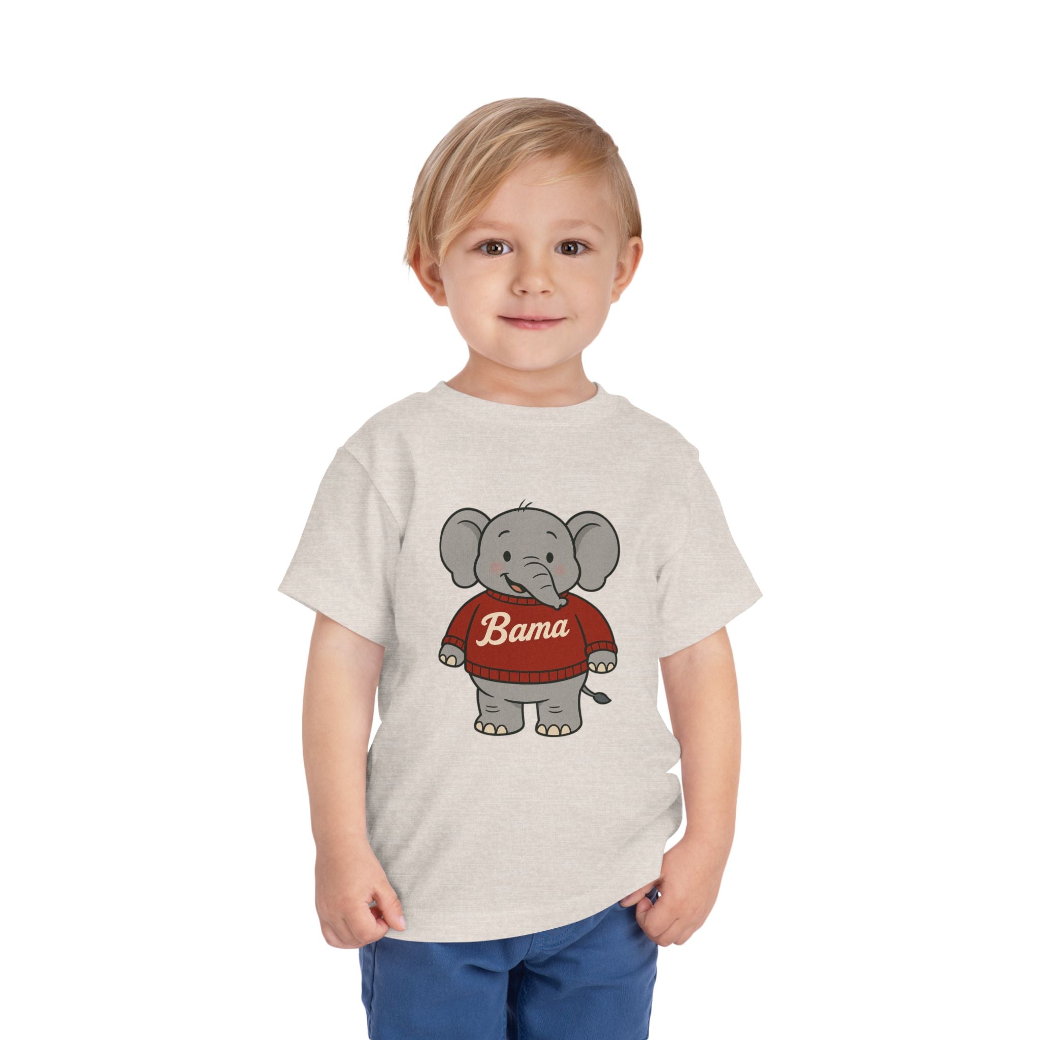 Alabama Elephant Toddler Tee (2T-5T) | Cute Baby Shirt | Children's Apparel |  Birthday Gift | Baby Shower Present