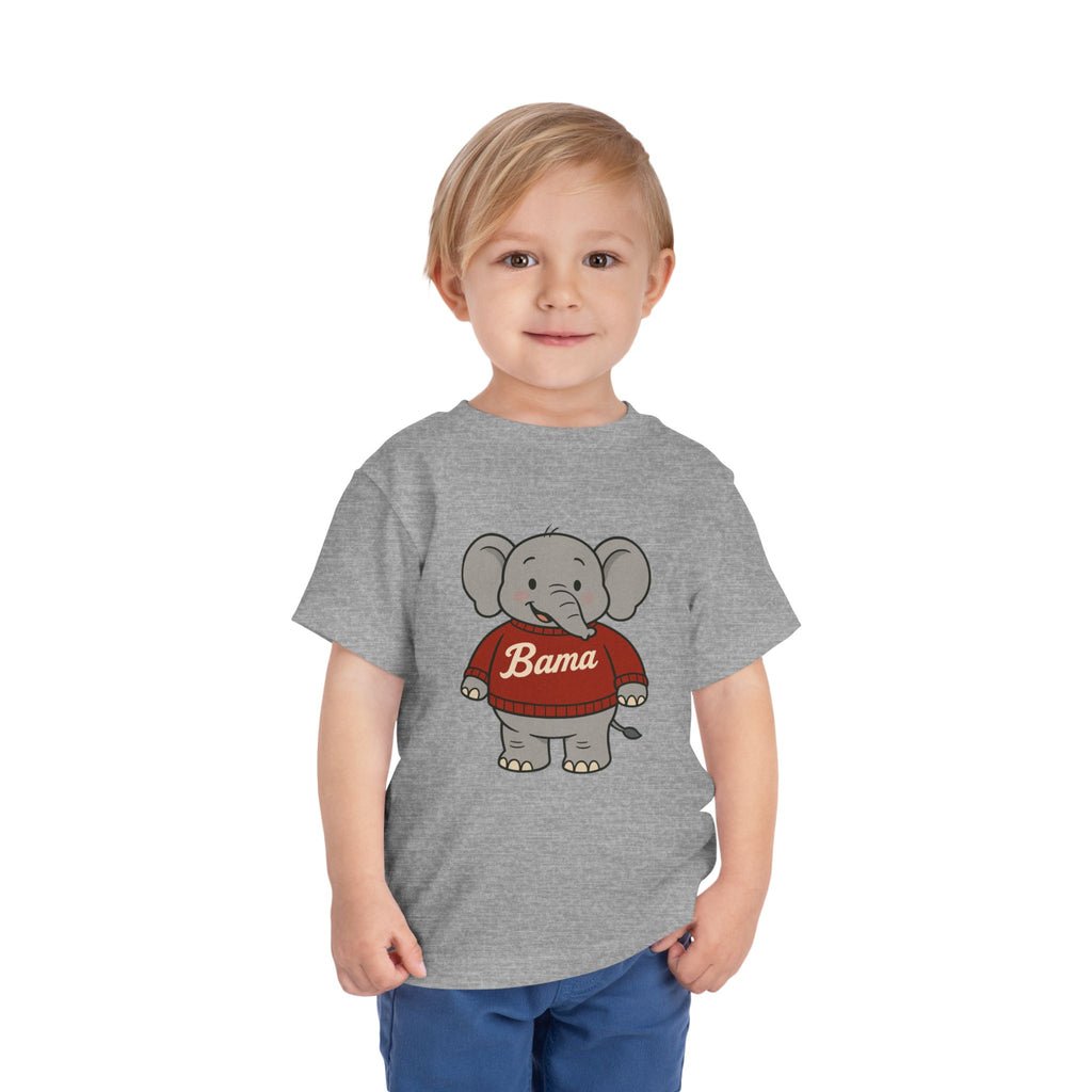 Alabama Elephant Toddler Tee (2T-5T) | Cute Baby Shirt | Children's Apparel |  Birthday Gift | Baby Shower Present