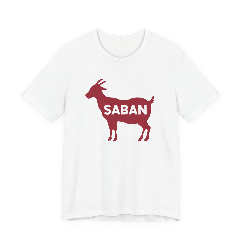 Saban Goat Unisex Jersey Tee, Casual Wear, Gift for Animal Lovers, Farm-Themed Fashion, Birthday or Holiday Gift