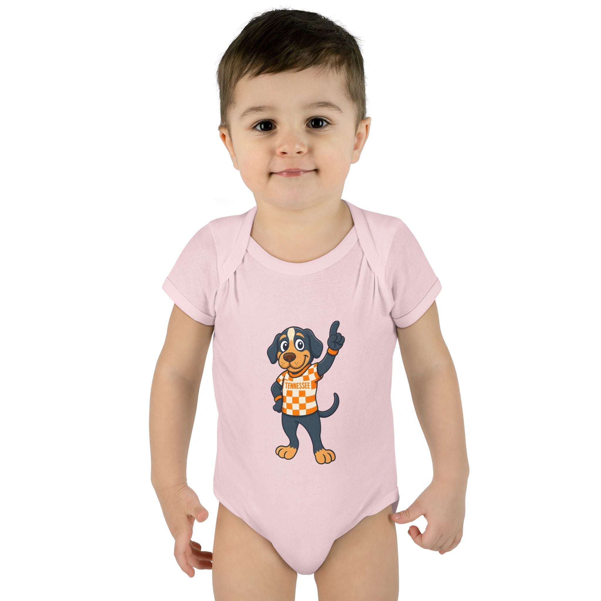 Tennessee Dog Infant Bodysuit (NB-24M) | Cute Baby Outfit | Newborn Gift | Baby Shower Gift for Tennessee Football Fan