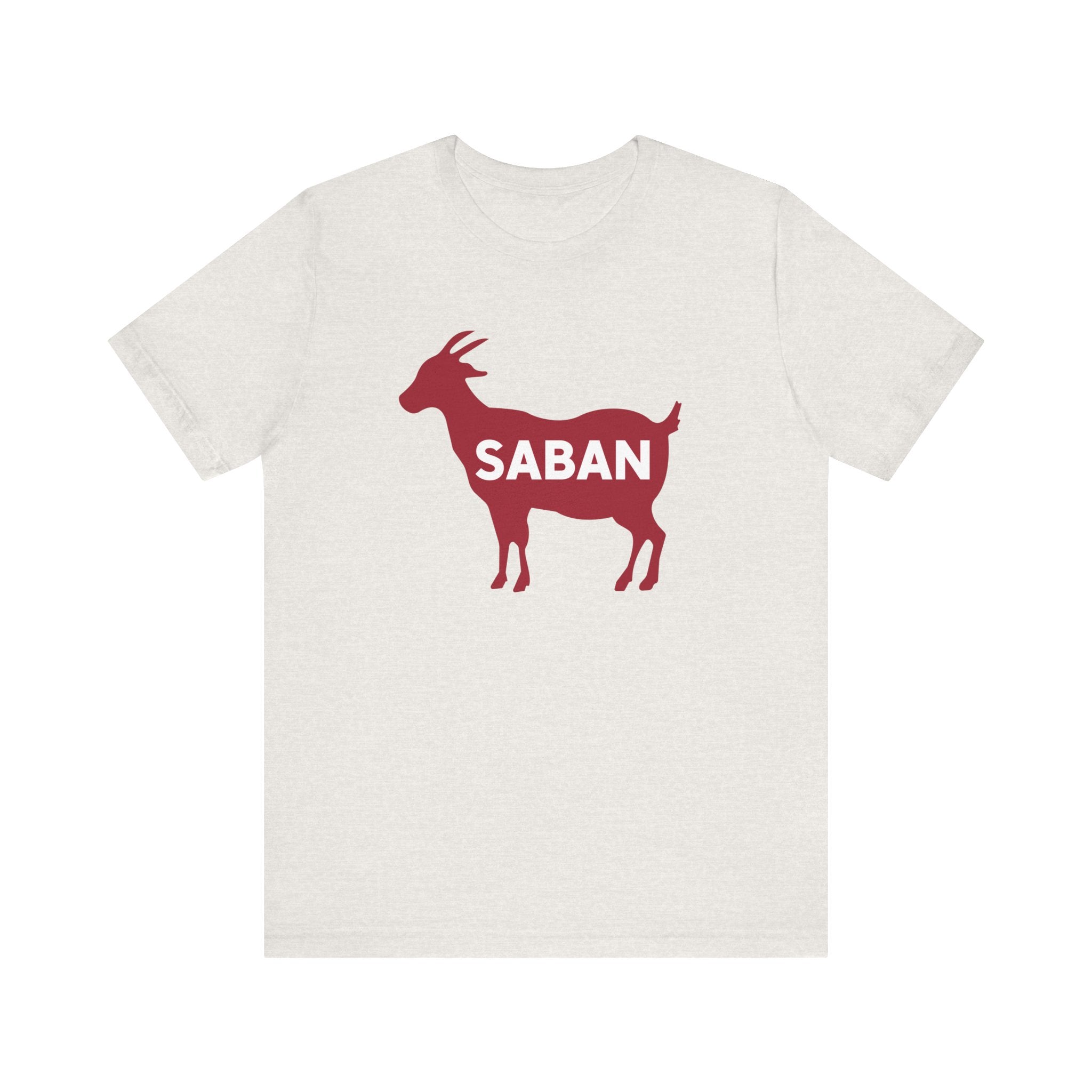 Saban Goat Unisex Jersey Tee, Casual Wear, Gift for Animal Lovers, Farm-Themed Fashion, Birthday or Holiday Gift