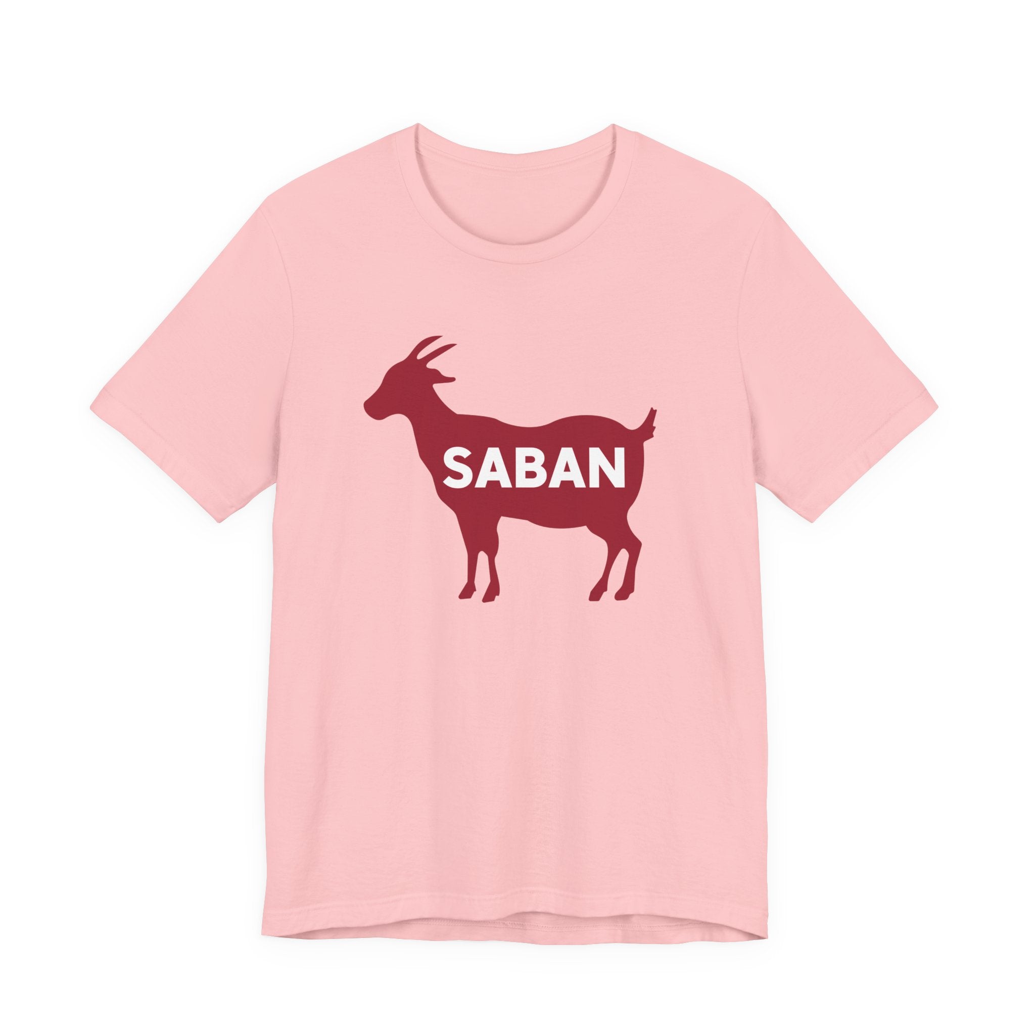 Saban Goat Unisex Jersey Tee, Casual Wear, Gift for Animal Lovers, Farm-Themed Fashion, Birthday or Holiday Gift