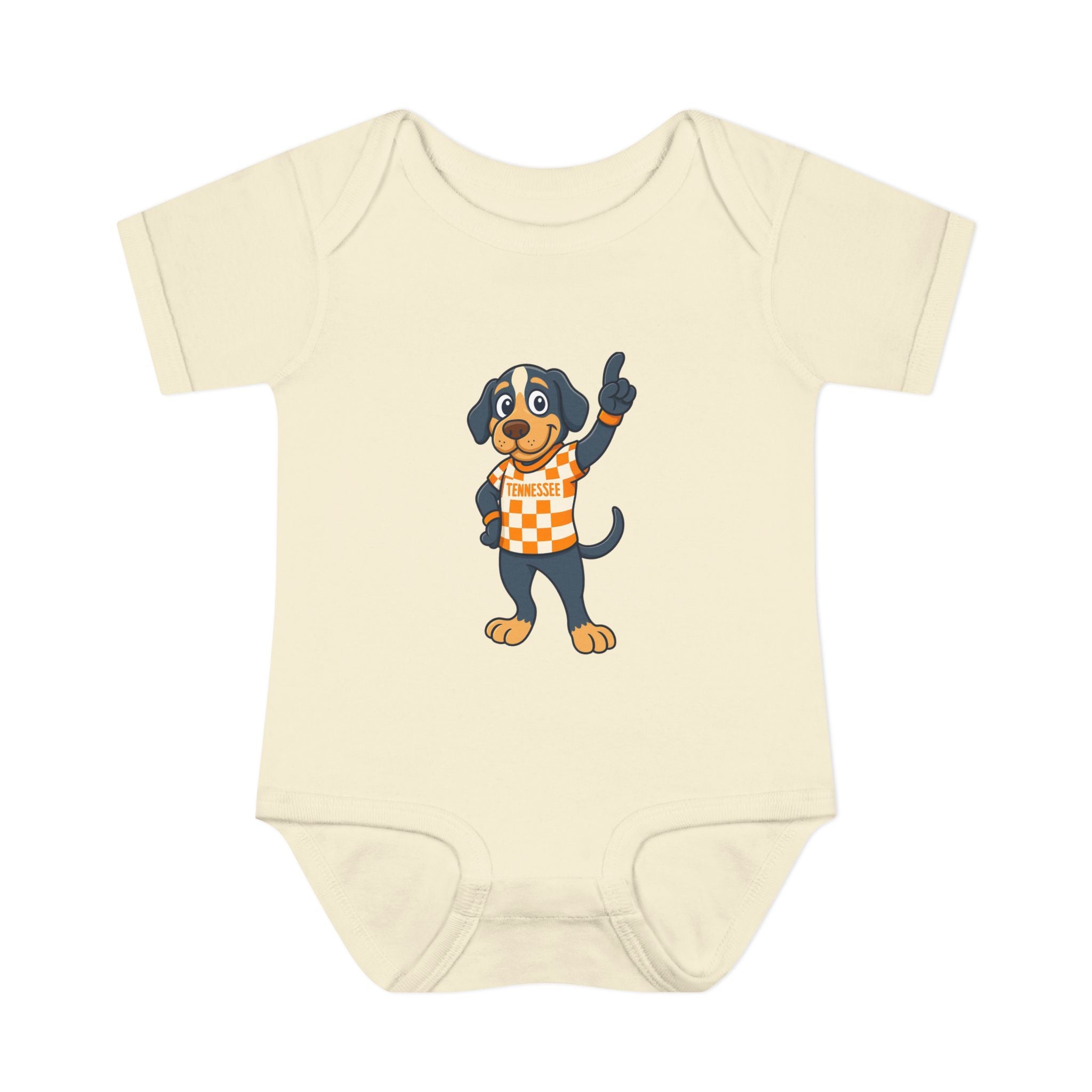 Tennessee Dog Infant Bodysuit (NB-24M) | Cute Baby Outfit | Newborn Gift | Baby Shower Gift for Tennessee Football Fan