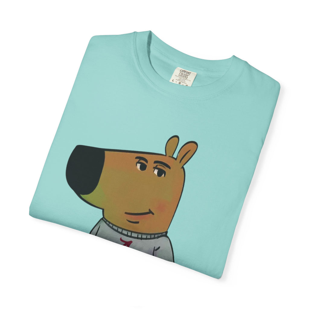 Alabama Chill Guy Shirt | College Football Character Tee | Unisex Cotton T-Shirt | Cartoon Graphic Shirt | Gift for Dog Lovers