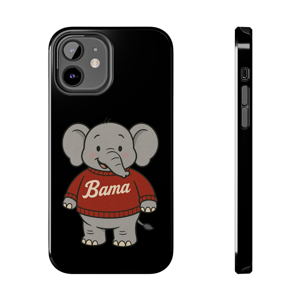 Alabama Elephant Tough Phone Case | Perfect for Alabama Fans | Gift for College Students | College Merchandise | Bama Unique Phone Cover