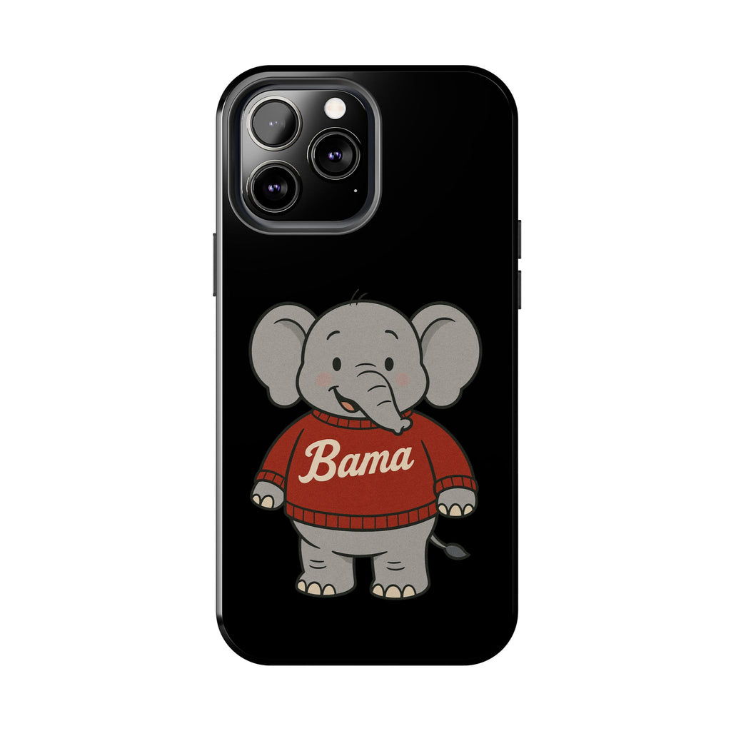 Alabama Elephant Tough Phone Case | Perfect for Alabama Fans | Gift for College Students | College Merchandise | Bama Unique Phone Cover