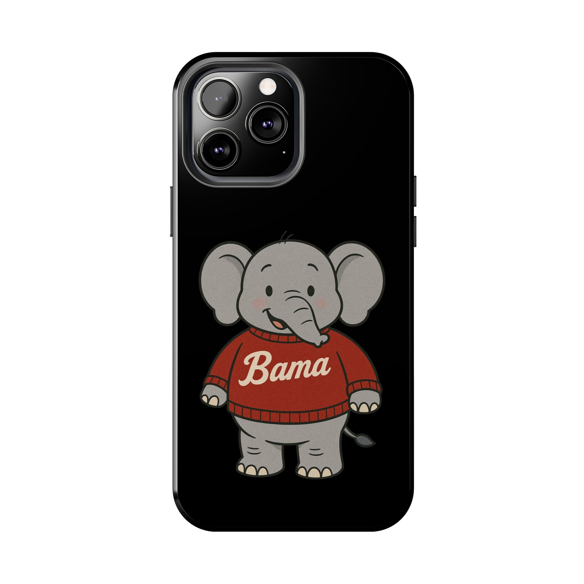 Alabama Elephant Tough Phone Case | Perfect for Alabama Fans | Gift for College Students | College Merchandise | Bama Unique Phone Cover