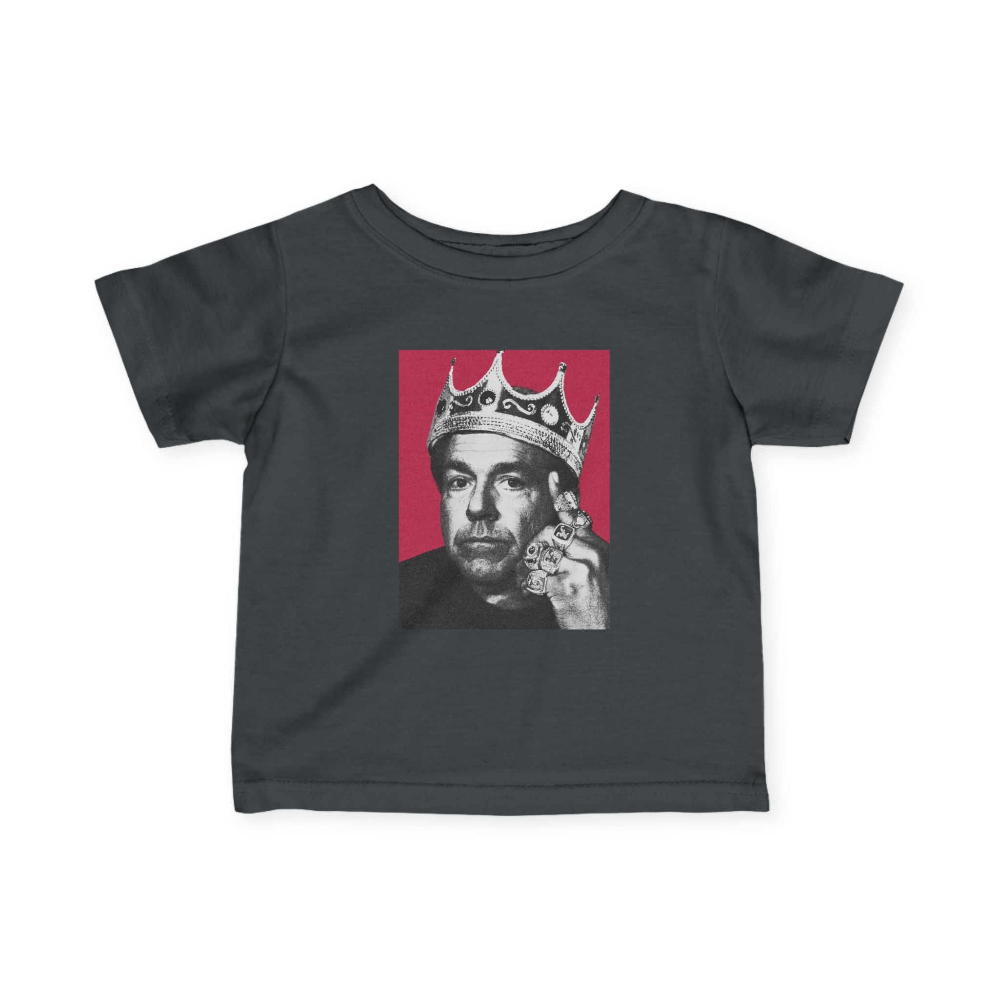 King Saban Toddler Shirt for Little Toddlers and Babies (6M - 24M) | Alabama Football T-Shirt for Kids