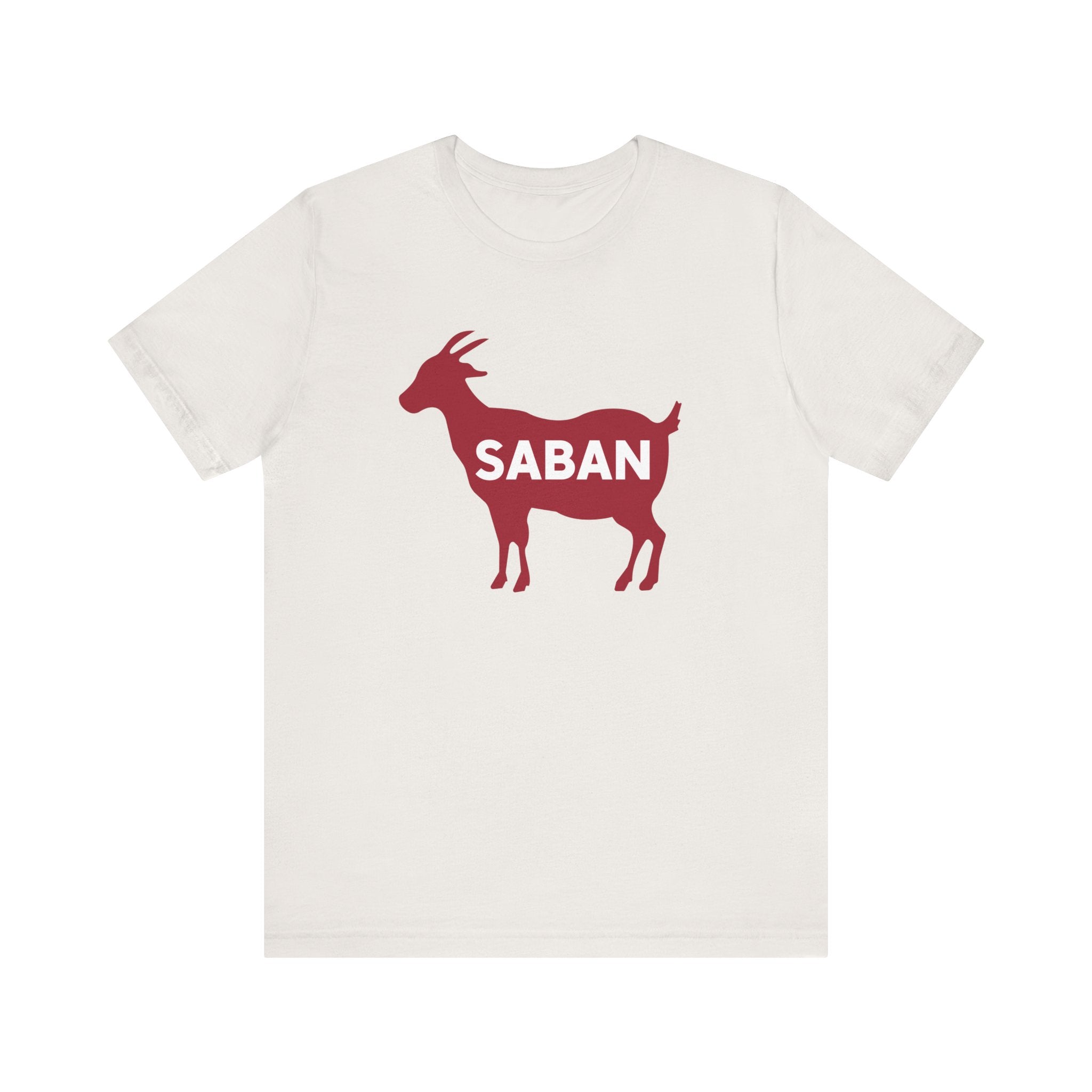 Saban Goat Unisex Jersey Tee, Casual Wear, Gift for Animal Lovers, Farm-Themed Fashion, Birthday or Holiday Gift