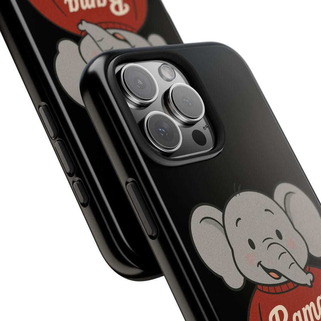 Alabama Elephant Tough Phone Case | Perfect for Alabama Fans | Gift for College Students | College Merchandise | Bama Unique Phone Cover