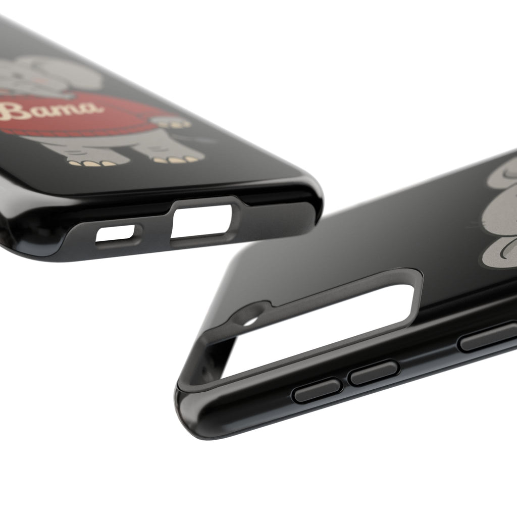 Alabama Elephant Tough Phone Case | Perfect for Alabama Fans | Gift for College Students | College Merchandise | Bama Unique Phone Cover