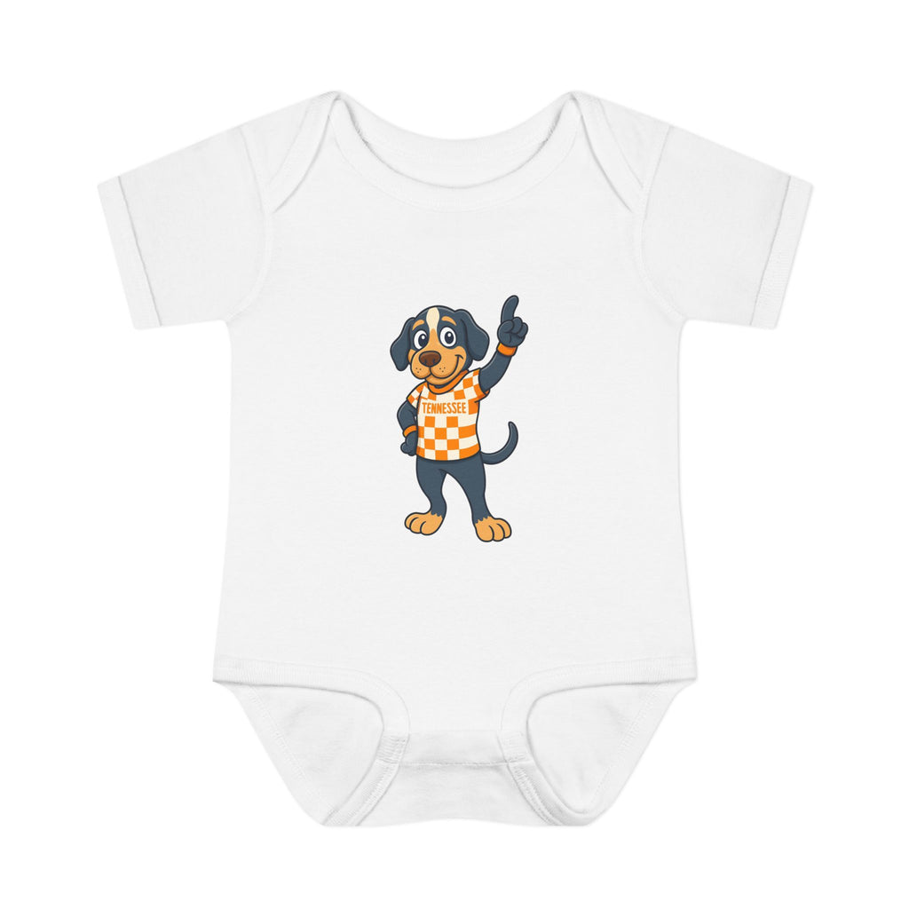 Tennesse Dog Infant Bodysuit (NB-24M) Orange| Cute Baby Outfit | Newborn Gift | Baby Shower Gift for Tennessee Football Fans