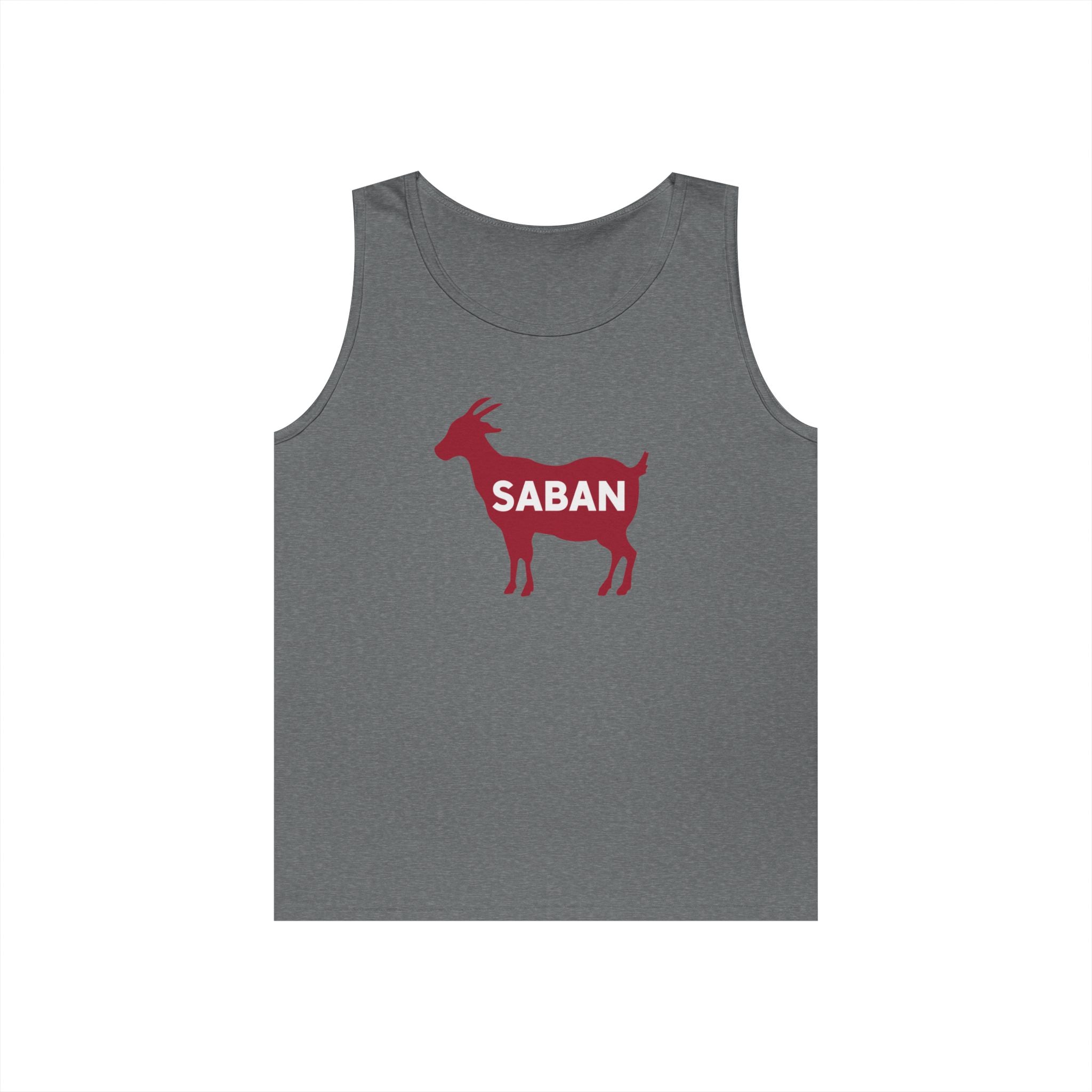 Saban Goat Unisex Cotton Tank Top | Casual Alabama Football Wear | Gifts for Bama Lovers