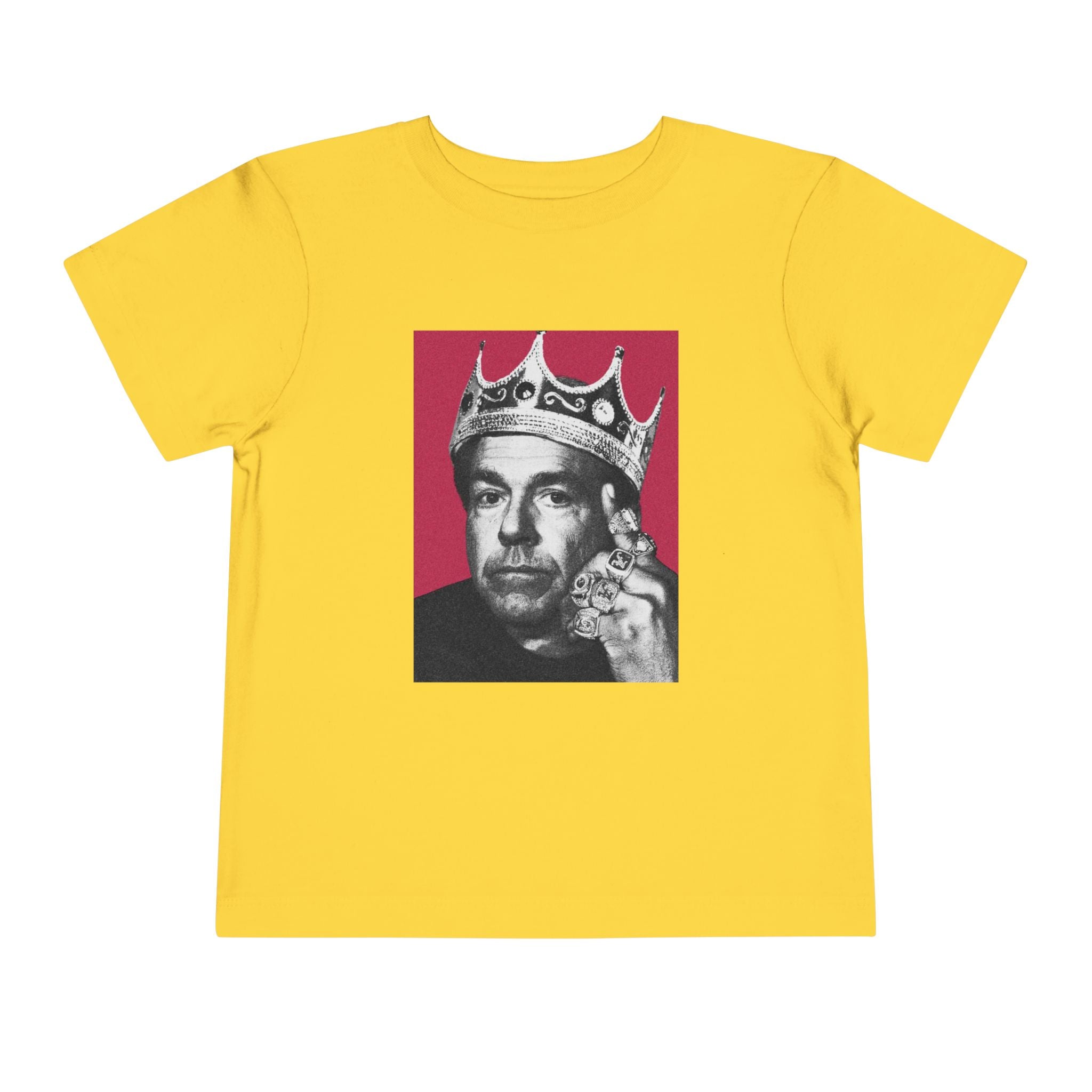 King Saban Toddler Shirt for Toddlers (2T-6T)| Alabama Football T-Shirt for Kids