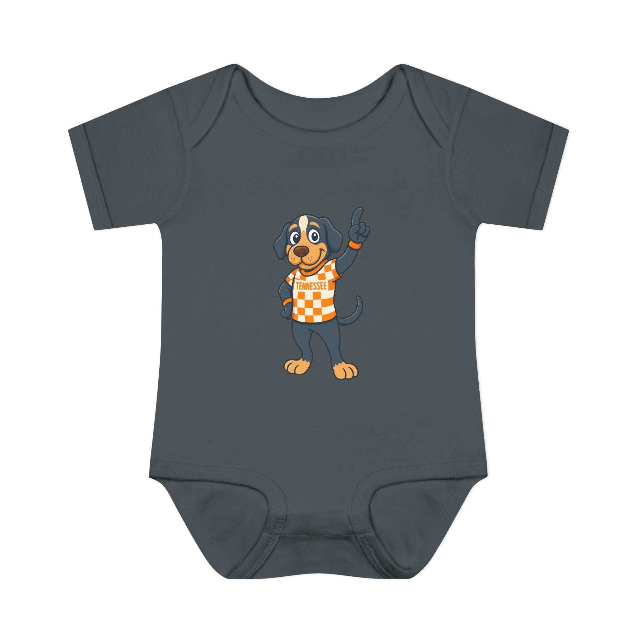 Tennesse Dog Infant Bodysuit (NB-24M) Orange| Cute Baby Outfit | Newborn Gift | Baby Shower Gift for Tennessee Football Fans