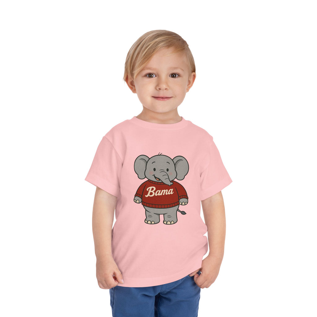 Alabama Elephant Toddler Tee (2T-5T) | Cute Baby Shirt | Children's Apparel |  Birthday Gift | Baby Shower Present
