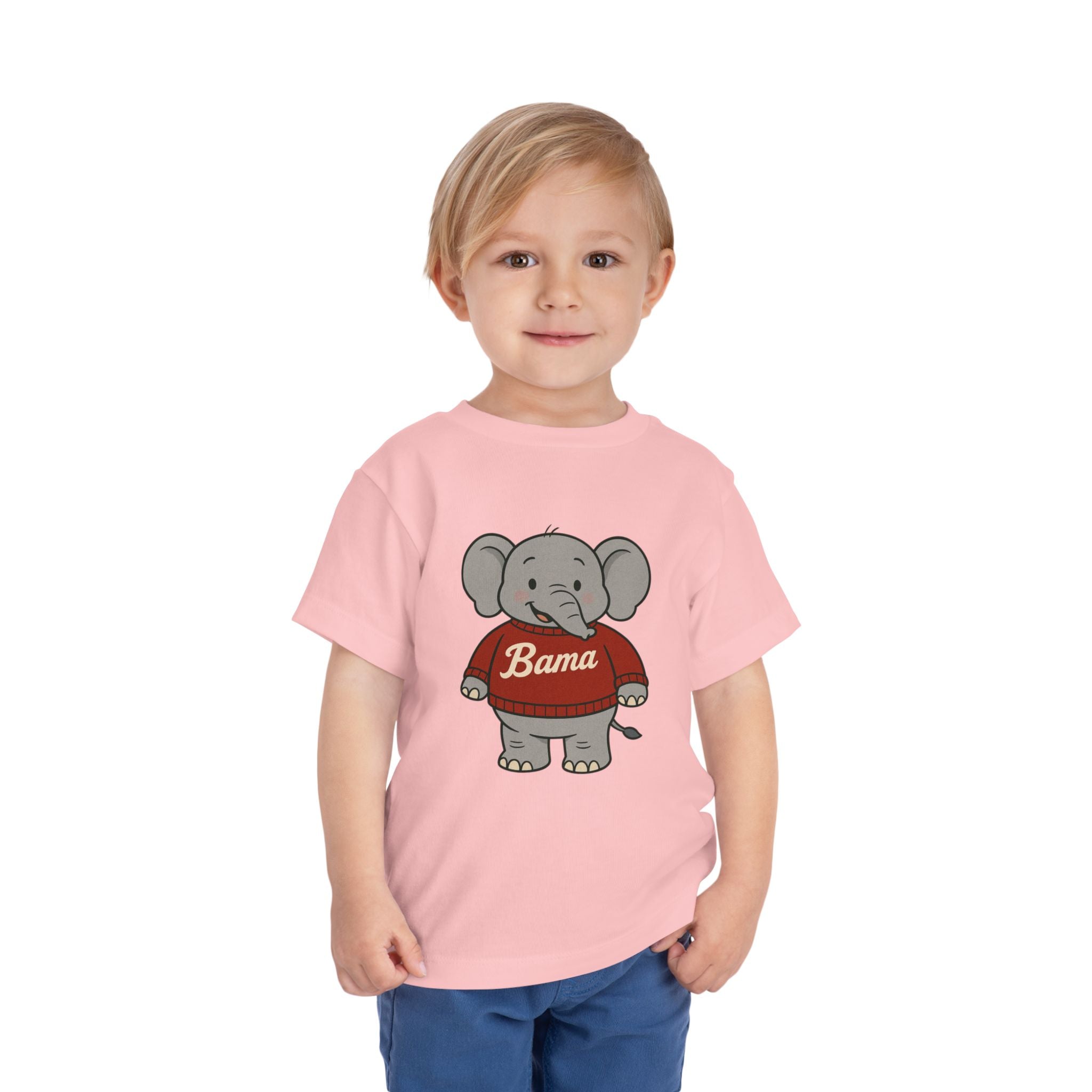 Alabama Elephant Toddler Tee (2T-5T) | Cute Baby Shirt | Children's Apparel |  Birthday Gift | Baby Shower Present
