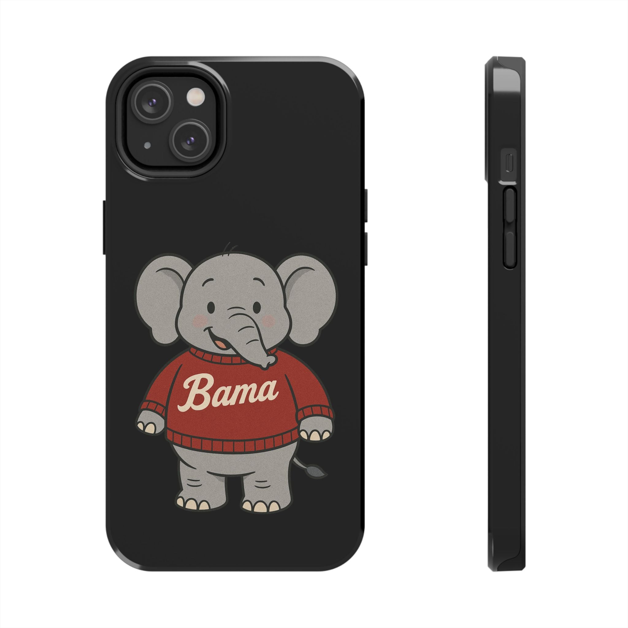Alabama Elephant Tough Phone Case | Perfect for Alabama Fans | Gift for College Students | College Merchandise | Bama Unique Phone Cover