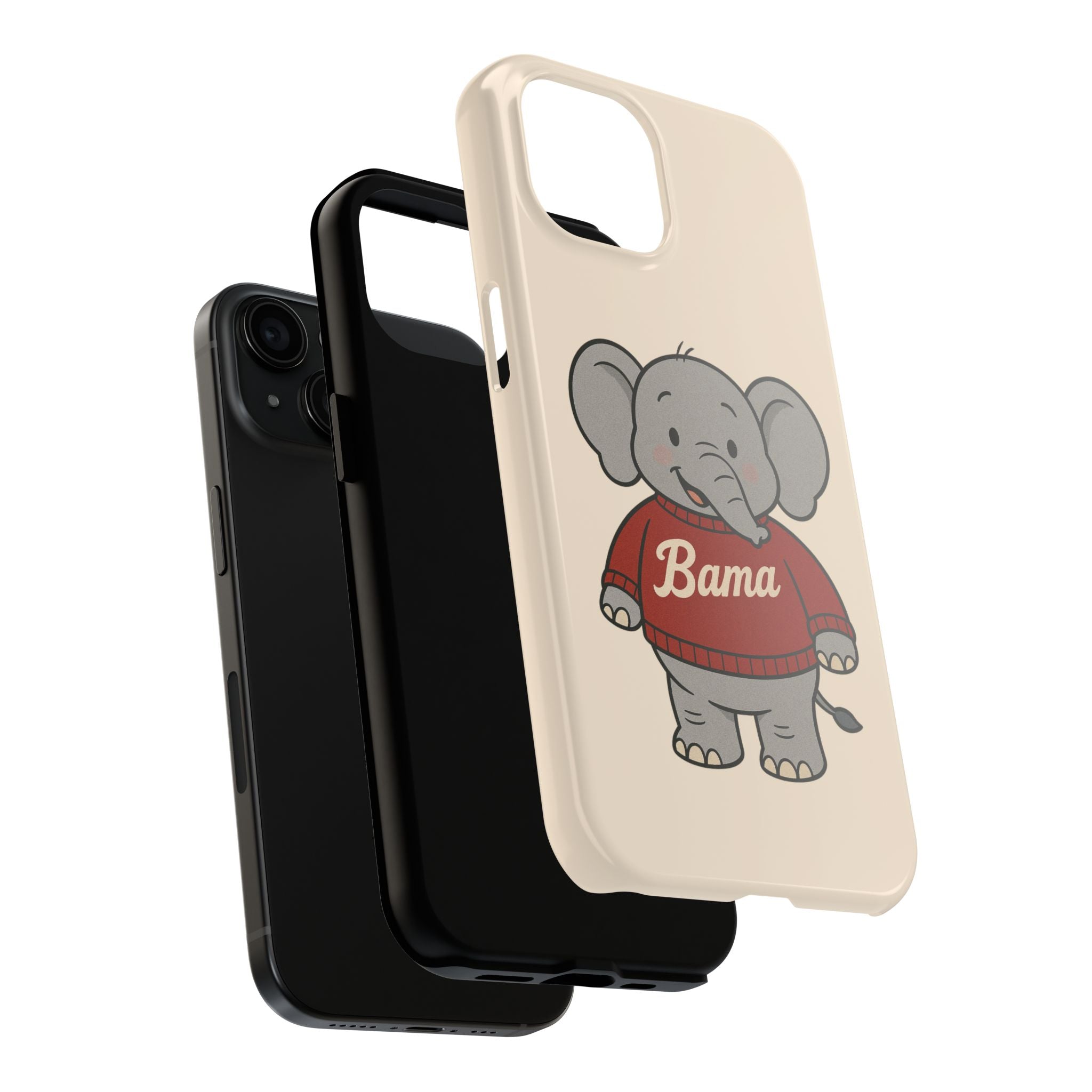 Alabama Phone Cases | Tough Bama Cases | Cute Animal Cases | Gifts for Students | Birthday Phone Accessories
