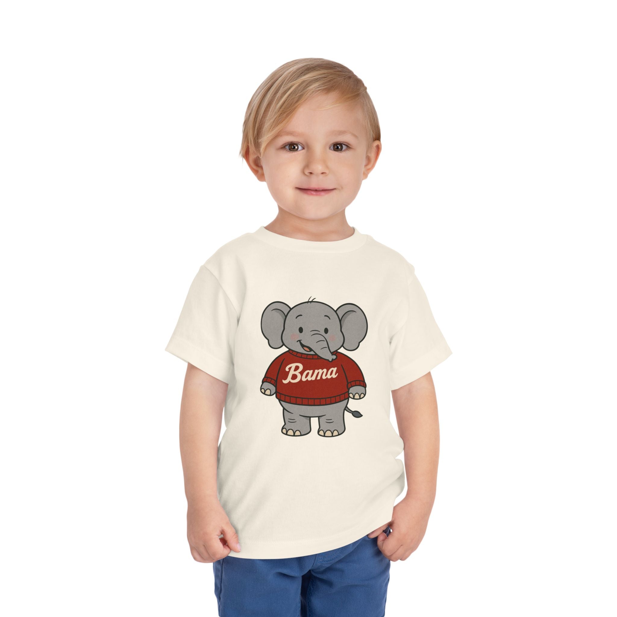 Alabama Elephant Toddler Tee (2T-5T) | Cute Baby Shirt | Children's Apparel |  Birthday Gift | Baby Shower Present