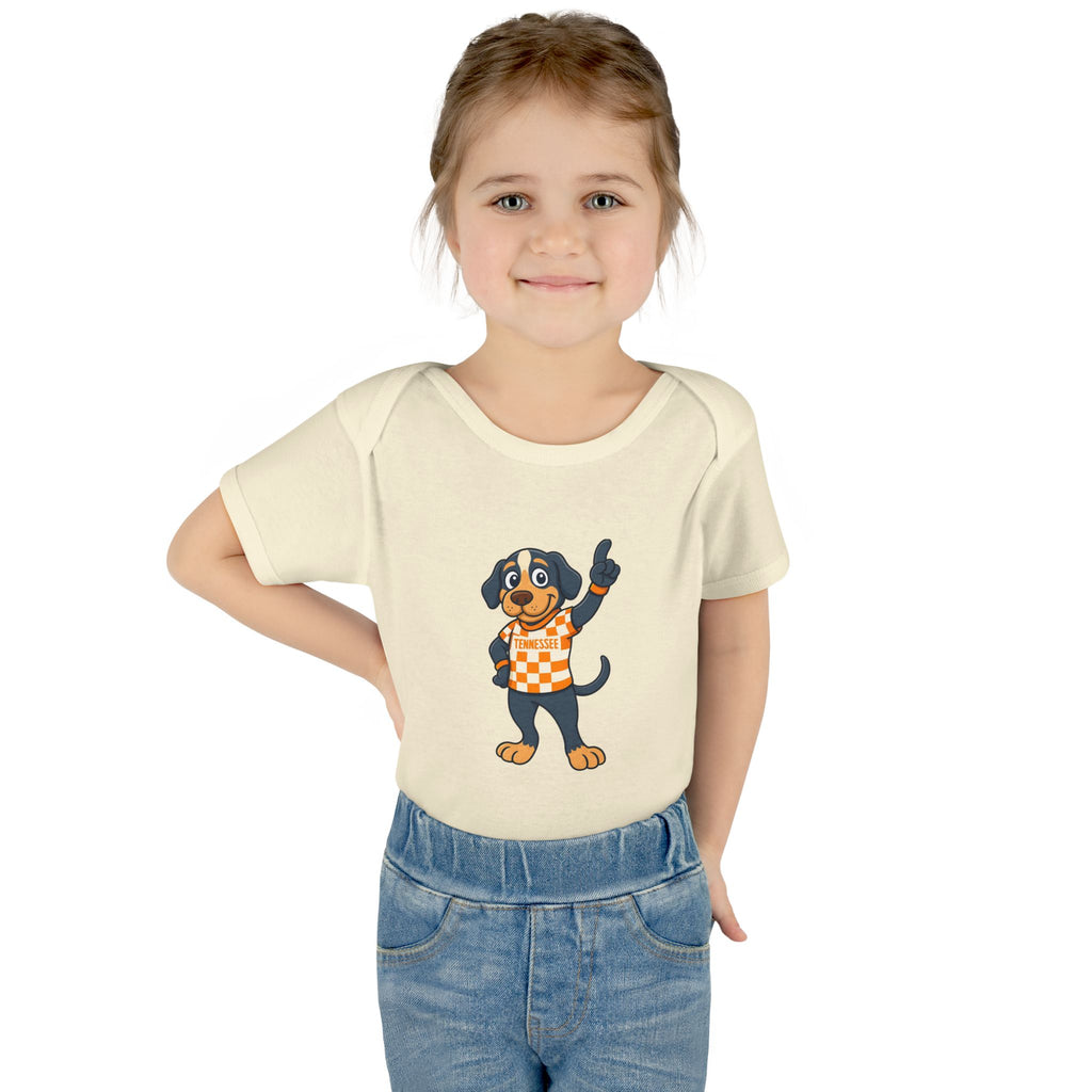 Tennessee Dog Infant Bodysuit (NB-24M) | Cute Baby Outfit | Newborn Gift | Baby Shower Gift for Tennessee Football Fan