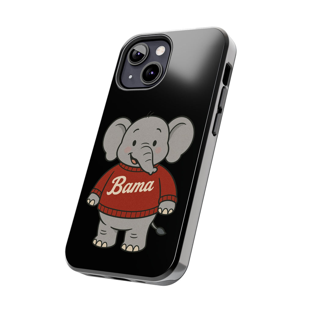 Alabama Elephant Tough Phone Case | Perfect for Alabama Fans | Gift for College Students | College Merchandise | Bama Unique Phone Cover