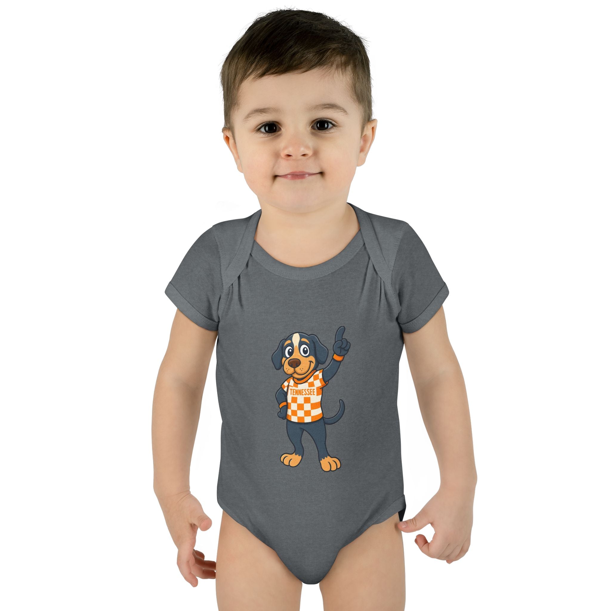 Tennessee Dog Infant Bodysuit (NB-24M) | Cute Baby Outfit | Newborn Gift | Baby Shower Gift for Tennessee Football Fan