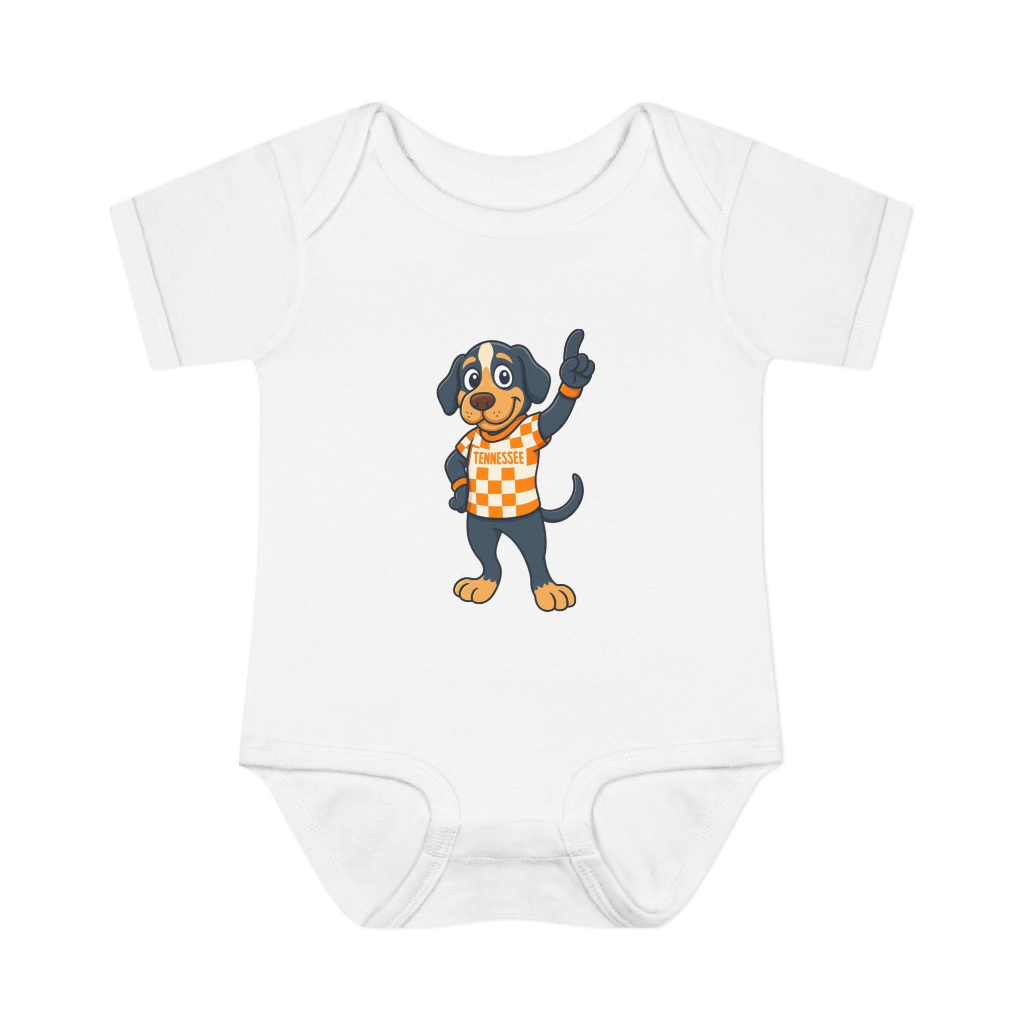 Tennessee Dog Infant Bodysuit (NB-24M) | Cute Baby Outfit | Newborn Gift | Baby Shower Gift for Tennessee Football Fan
