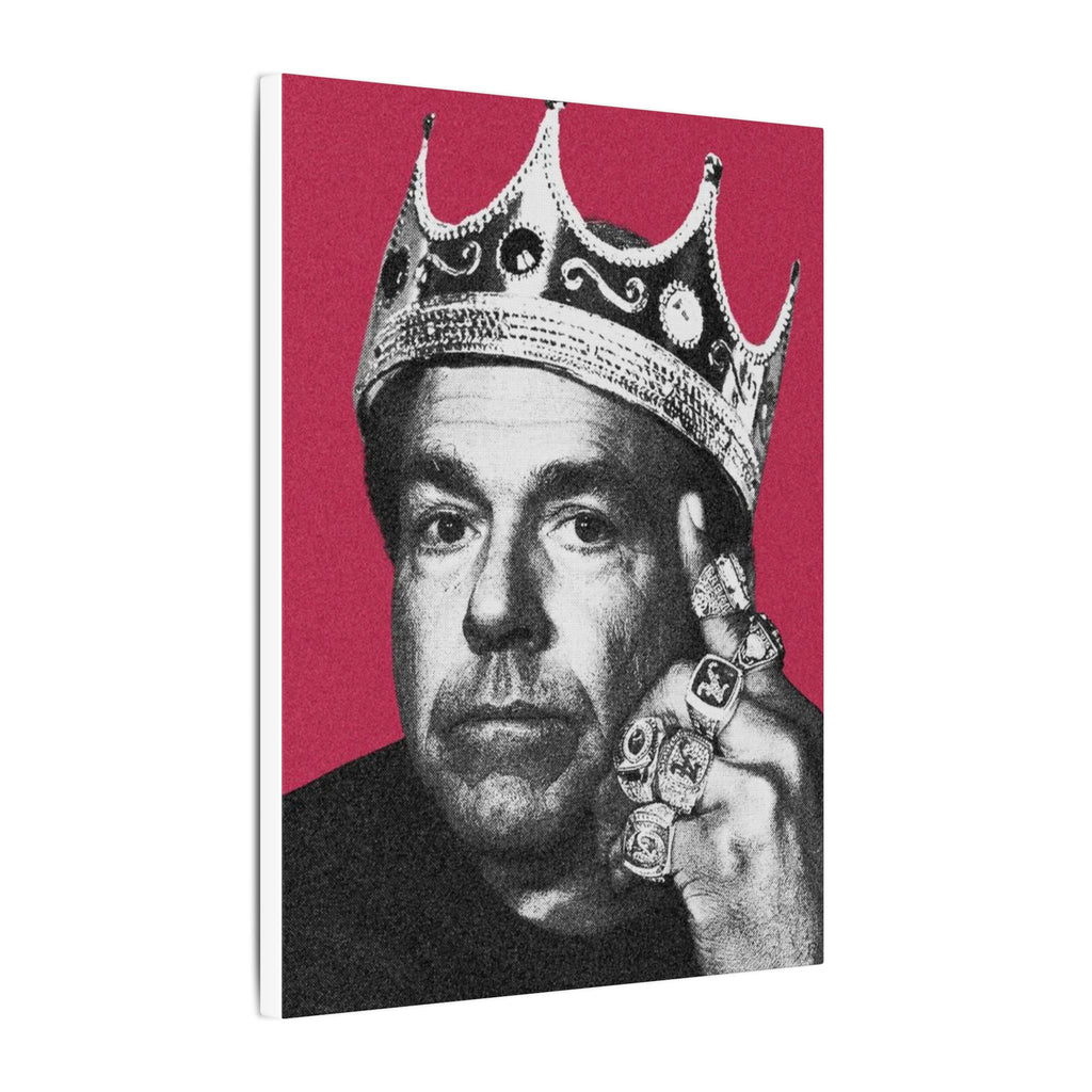 King Saban Royalty Canvas Wall Art (12x16 & 24x36) | Unique King Decor | Dorm Wall Decor for Alabama Fan