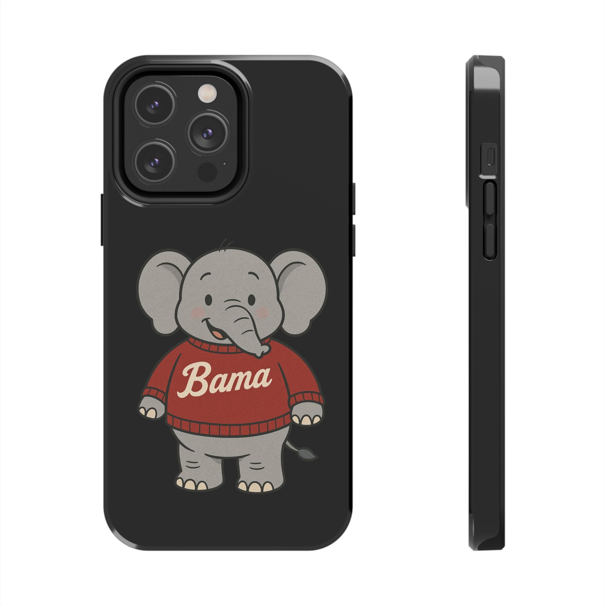 Alabama Elephant Tough Phone Case | Perfect for Alabama Fans | Gift for College Students | College Merchandise | Bama Unique Phone Cover