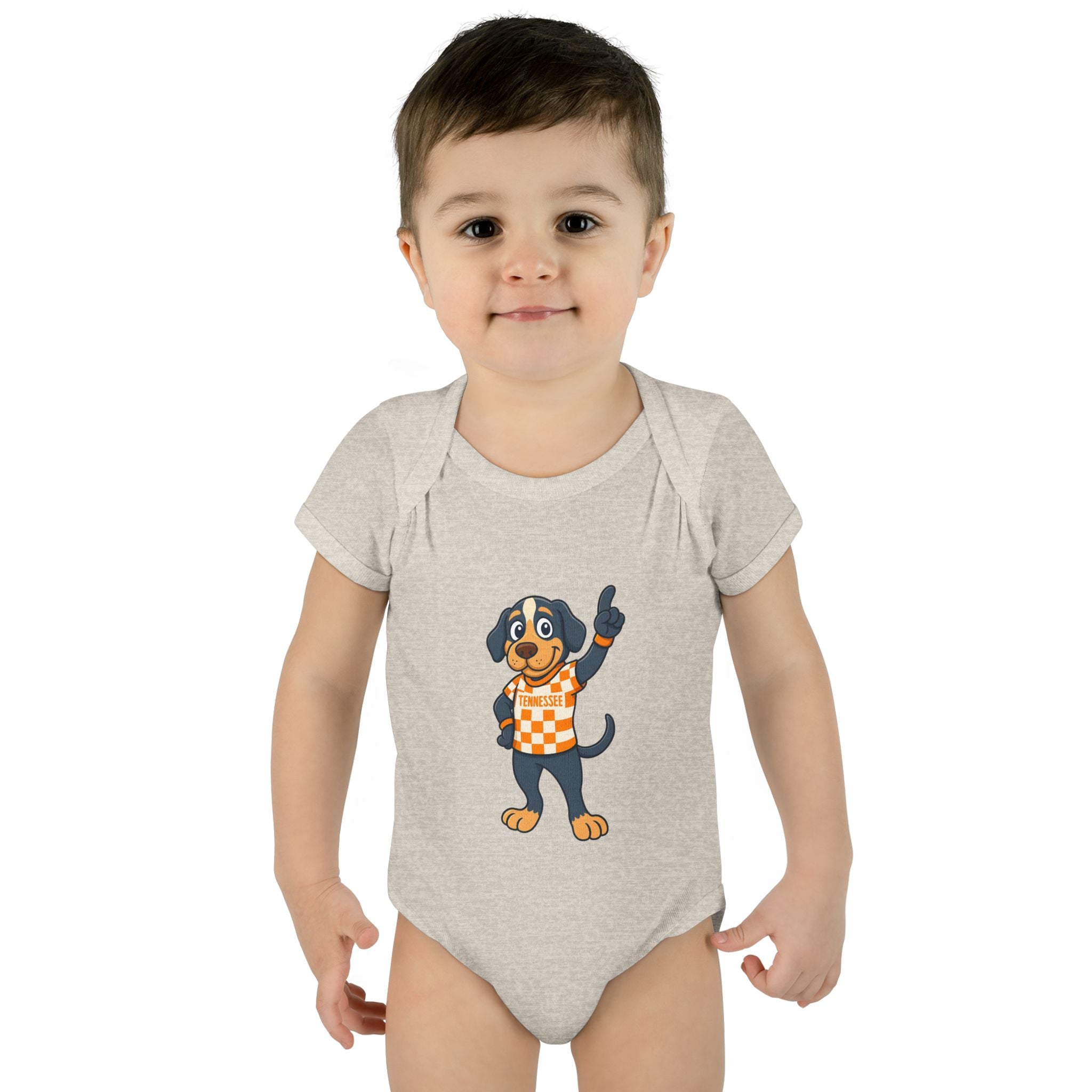 Tennesse Dog Infant Bodysuit (NB-24M) Orange| Cute Baby Outfit | Newborn Gift | Baby Shower Gift for Tennessee Football Fans