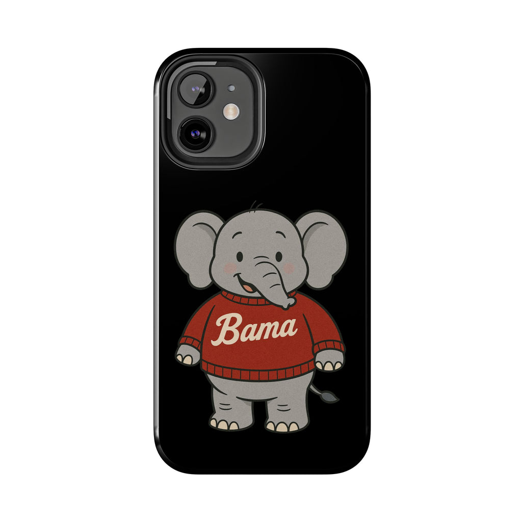 Alabama Elephant Tough Phone Case | Perfect for Alabama Fans | Gift for College Students | College Merchandise | Bama Unique Phone Cover